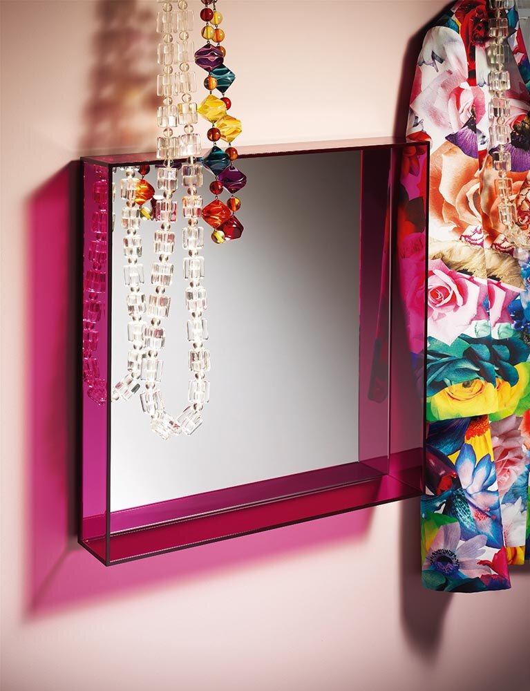 Kartell Nur ich Mirror 50x70 cm, Kristall