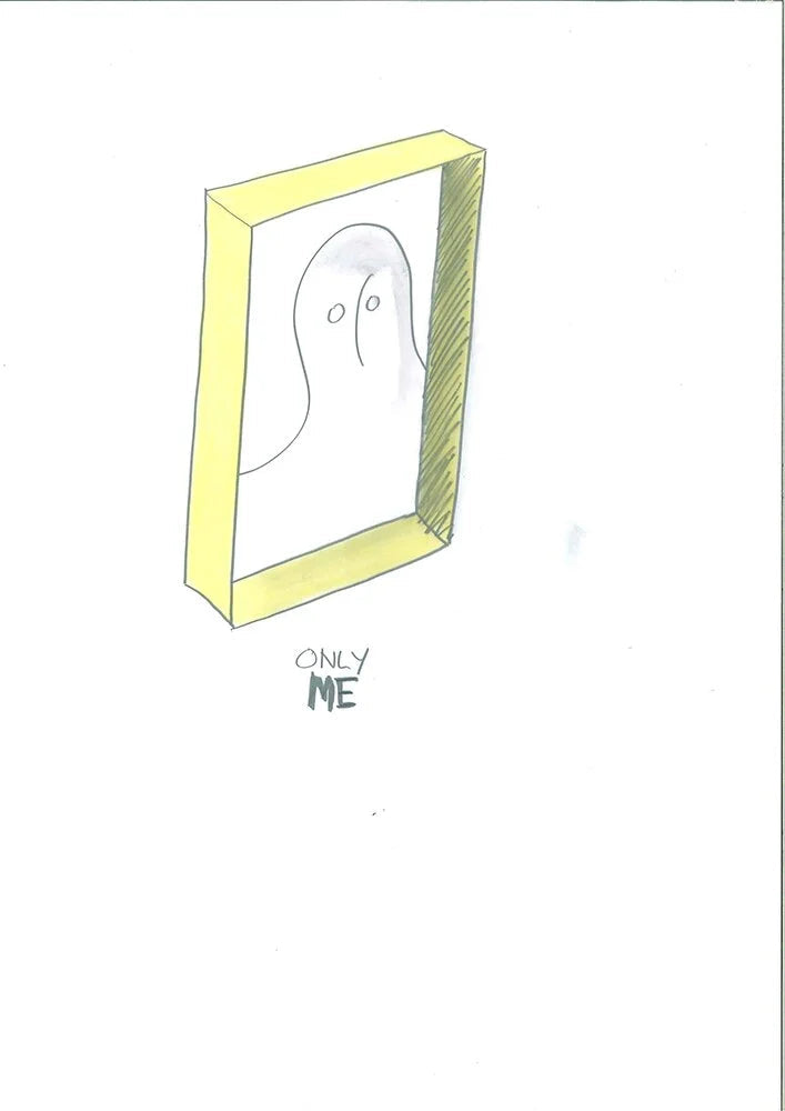 Kartell Only Me Mirror 50x70 Cm, White