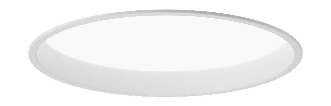 Louis Poulsen LP cercle de plafond encastré LED Kelvin réglable Ø44 cm, blanc