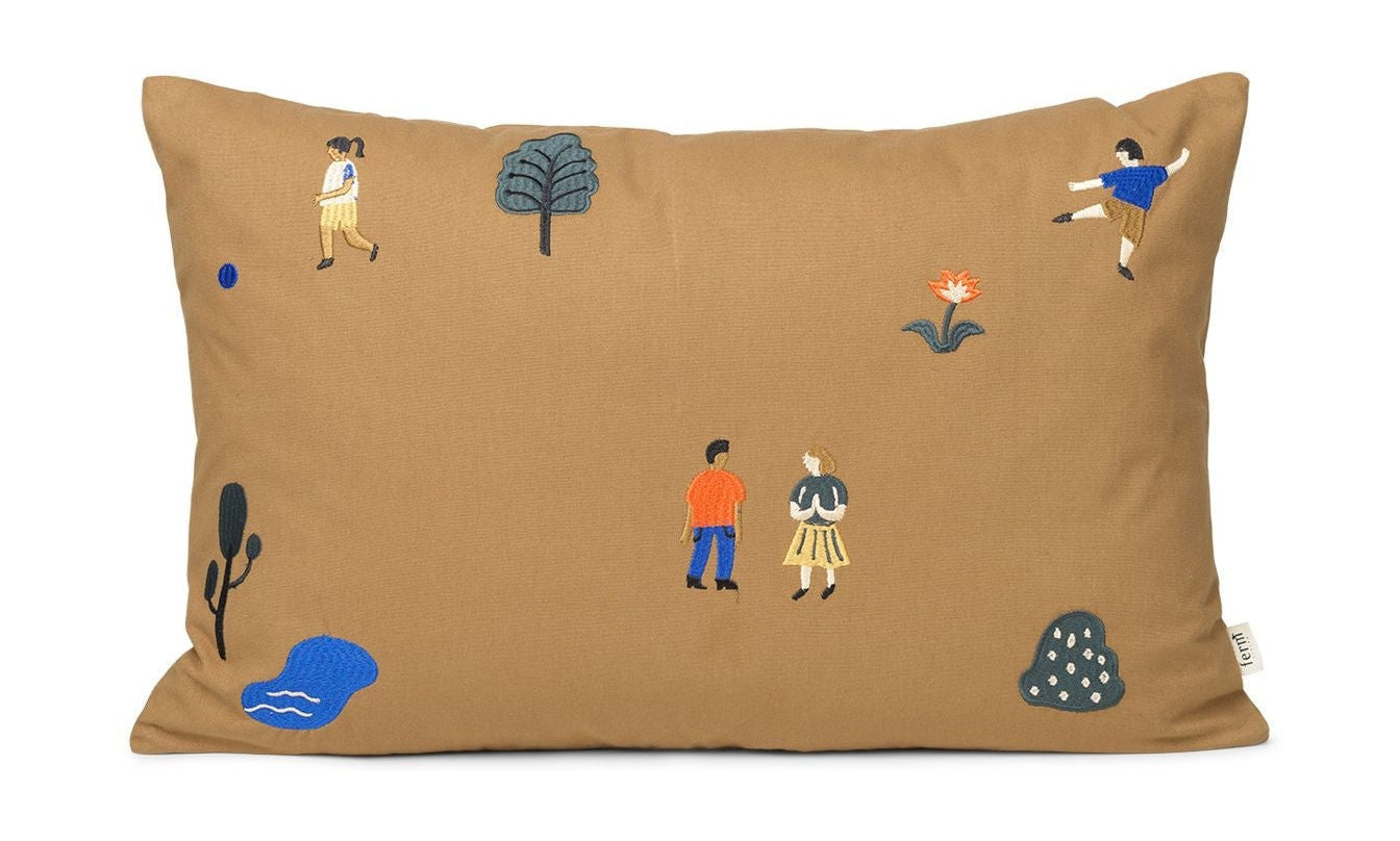 Ferm Living The Park Cushion Cover, Sugar Kelp