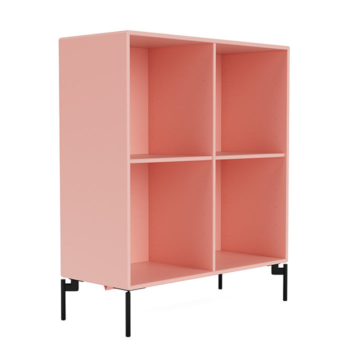 Montana Show Bookcase With Legs, Ruby/Black