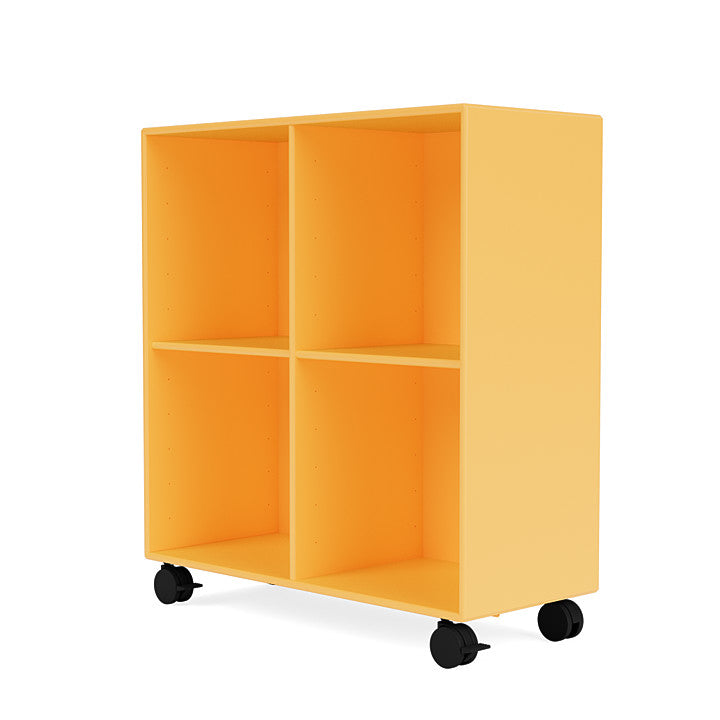 Montana Show Bookcase With Castors, Acacia