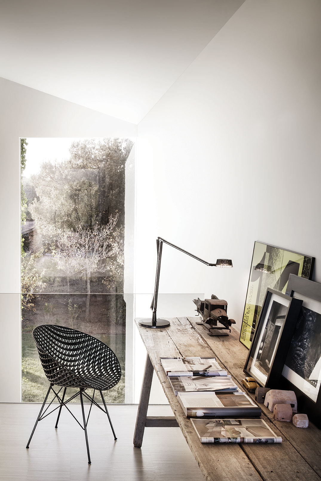 Kartell Smatrik Silla al aire libre, blanco