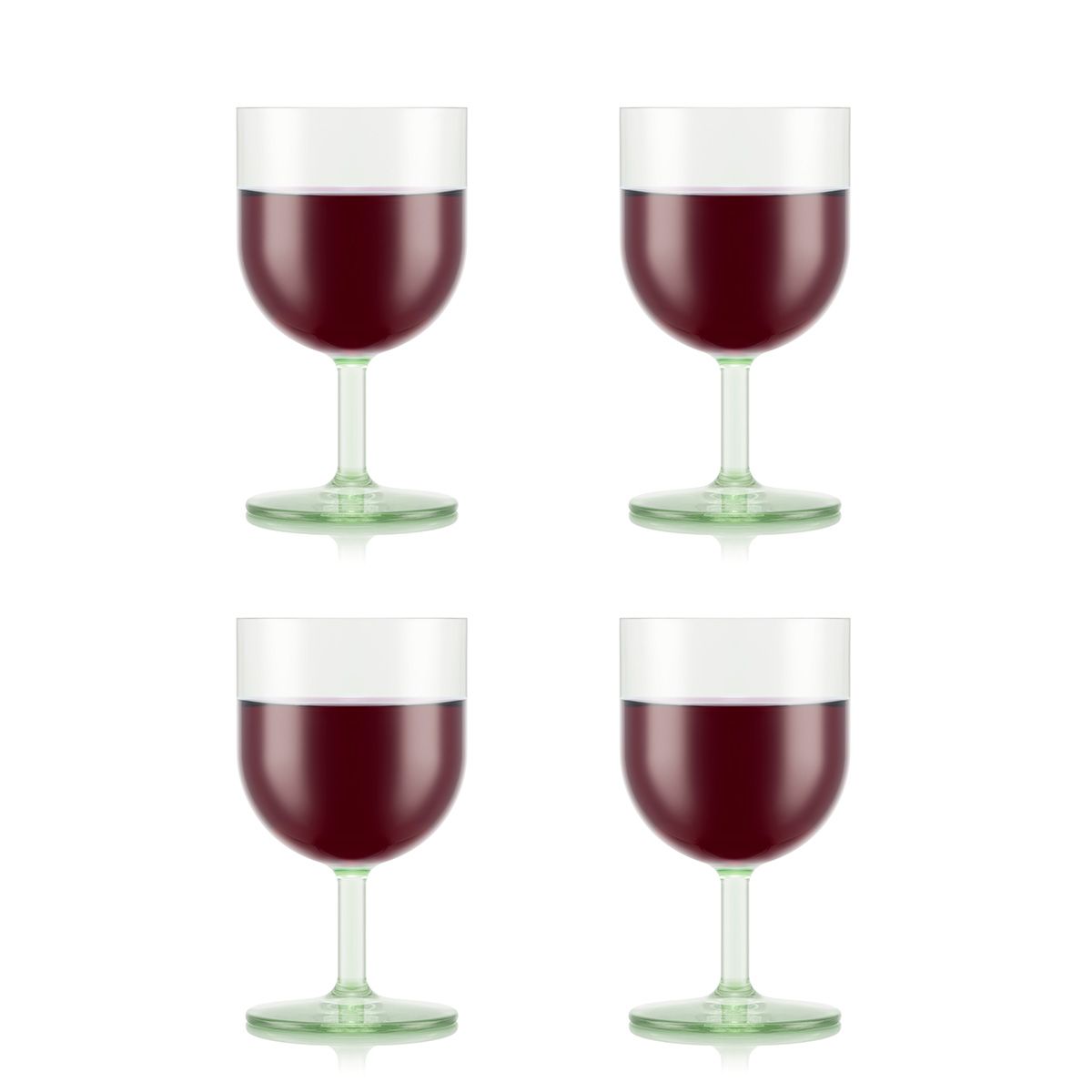 Bodum Oktett Red Wine Glasses 4 Pcs. 0.25 L, Pistachio
