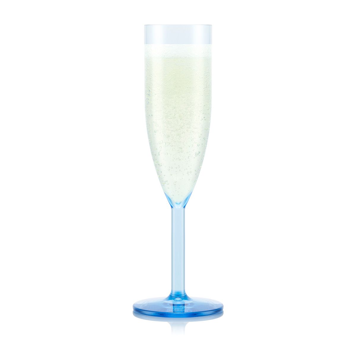 Bodum Oktett Champagne Flutes 4 Pcs. 0.12 L, Blue Moon