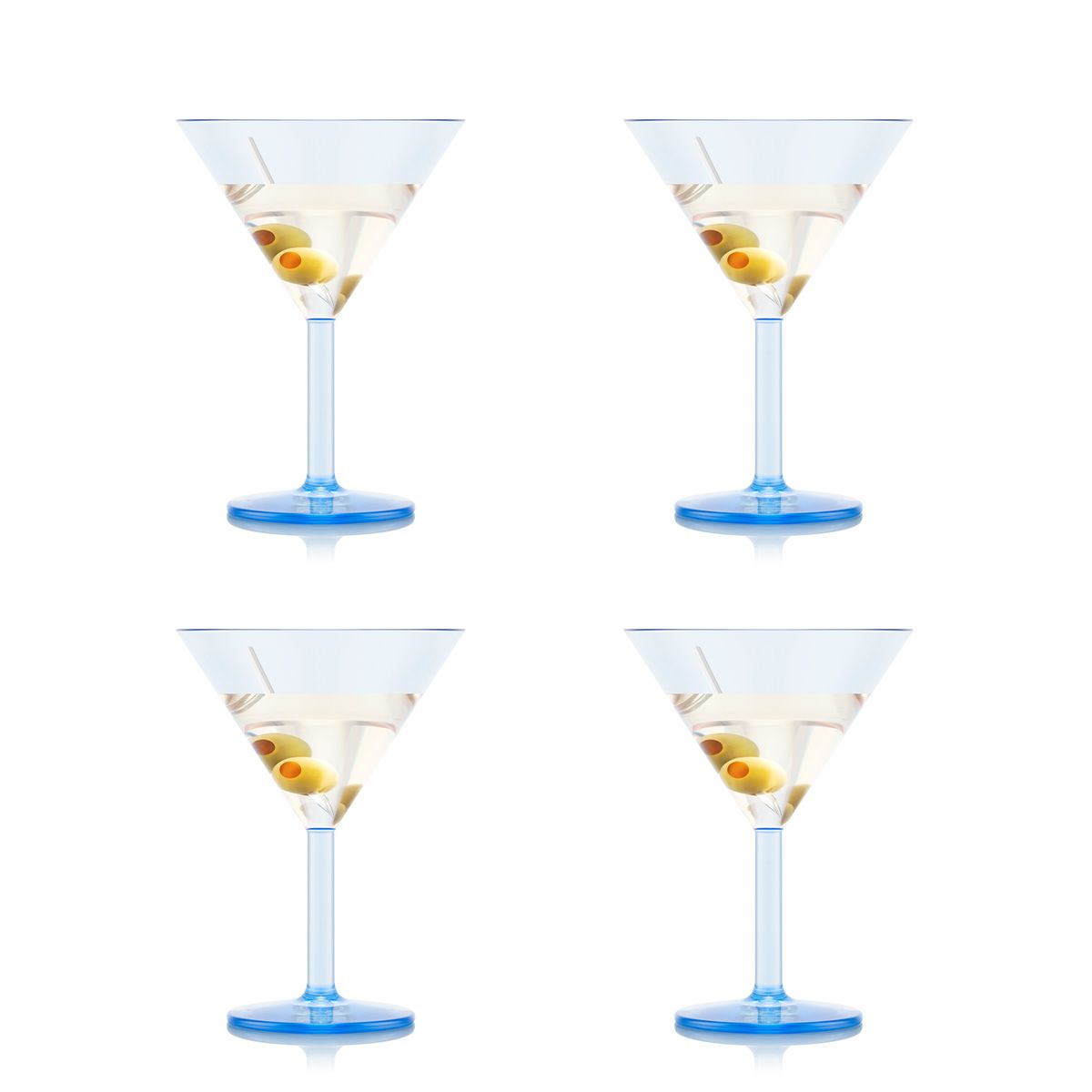 Bodum Oktett Martini verres 4 pcs. 0,18 L, Blue Moon