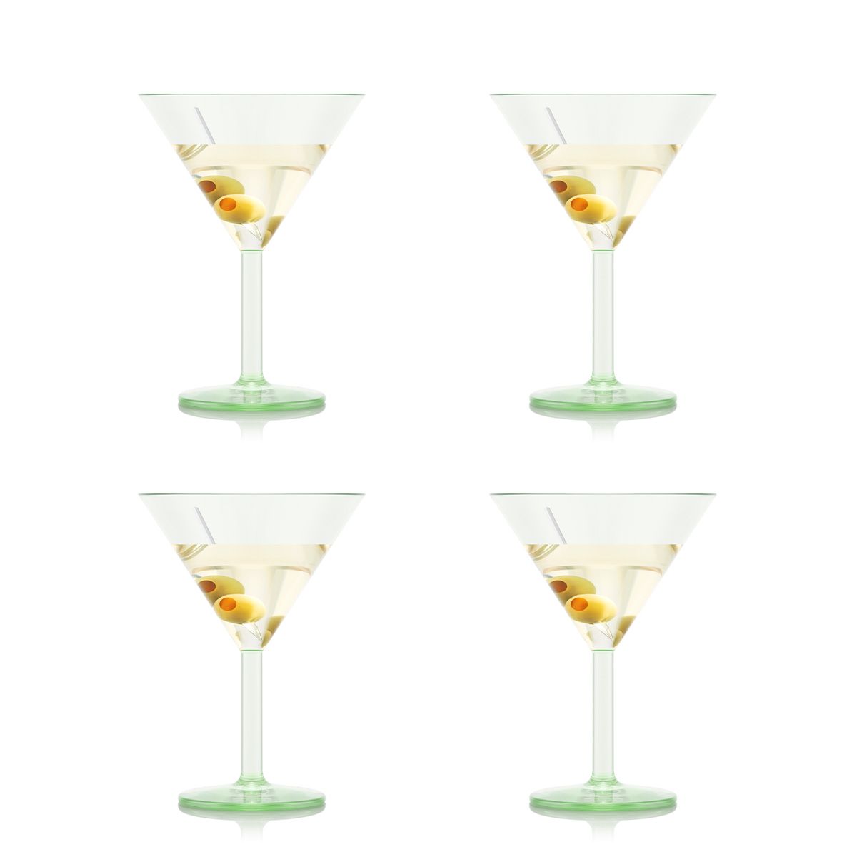 Bodum Oktett Martini Glasses 4 Pcs. 0.18 L, Pistachio
