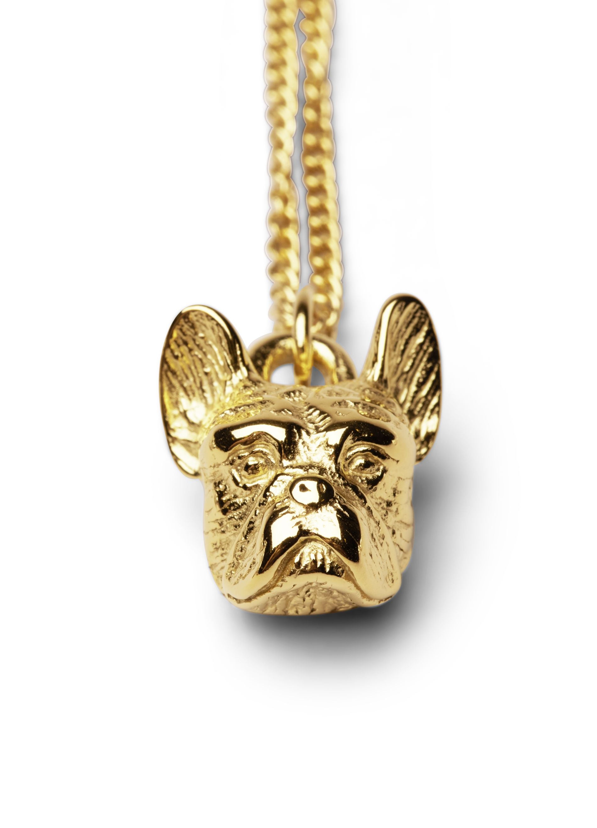 Collar de bulldog francés Skultuna, oro chapado