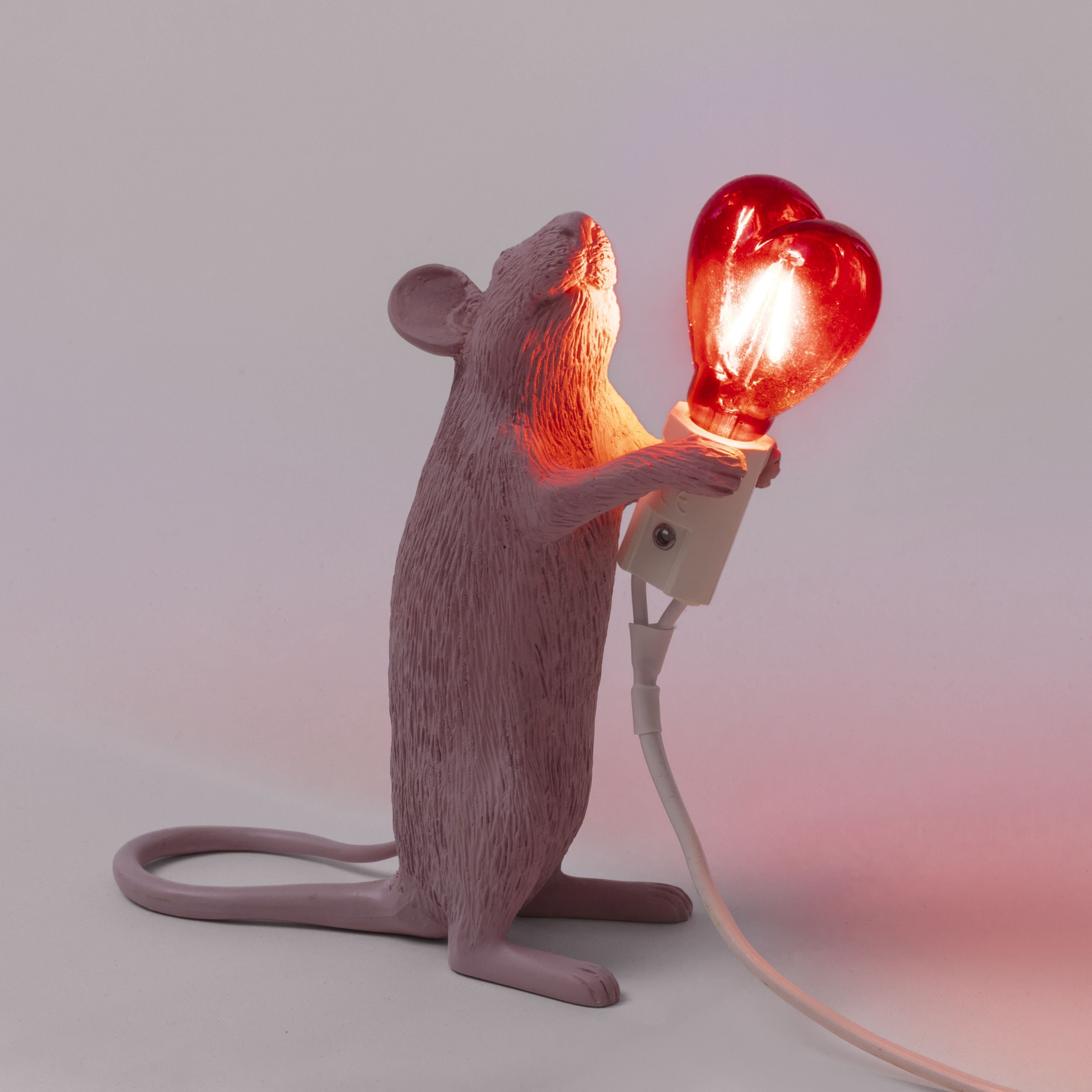 Étape de lampe de souris Seletti, amour