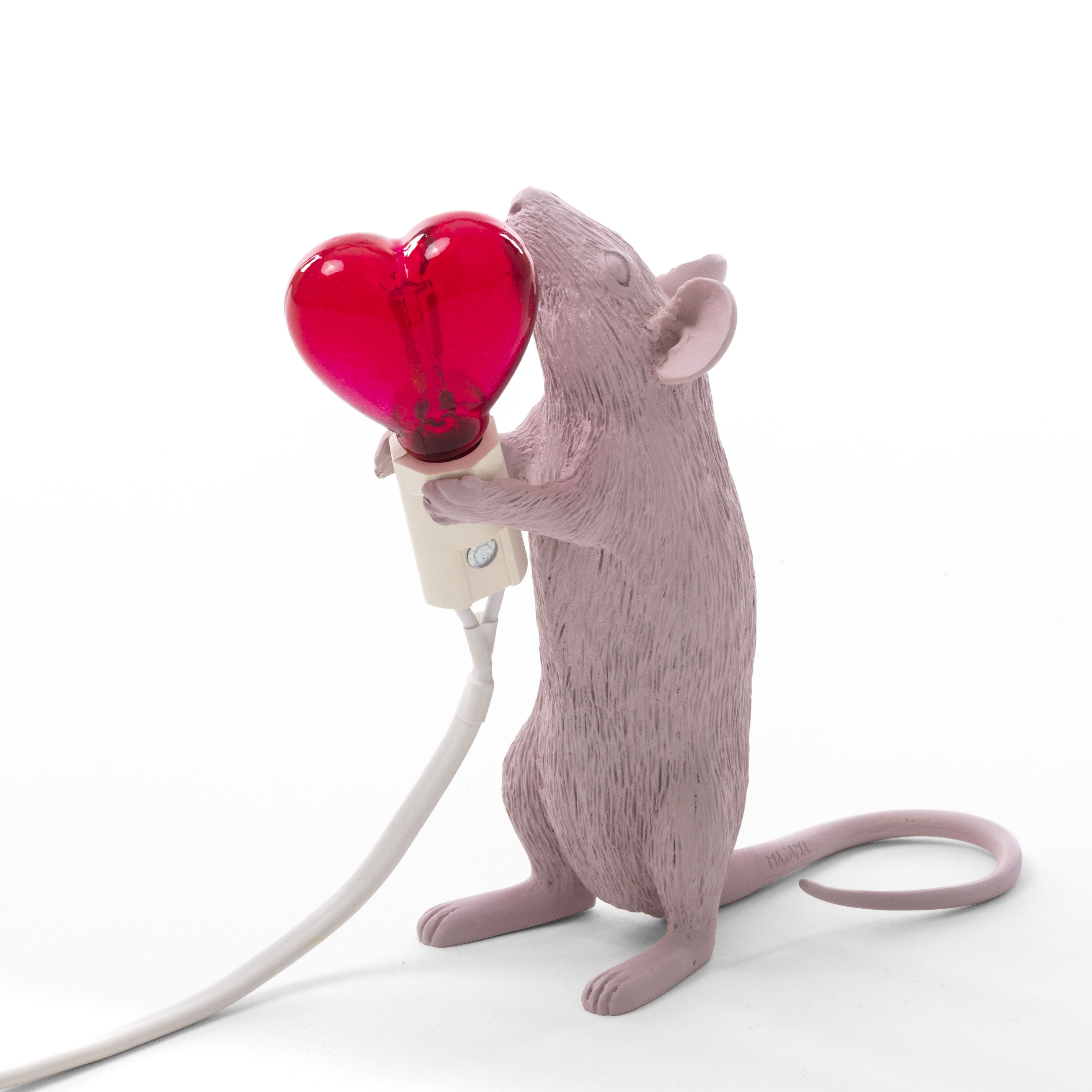 Étape de lampe de souris Seletti, amour