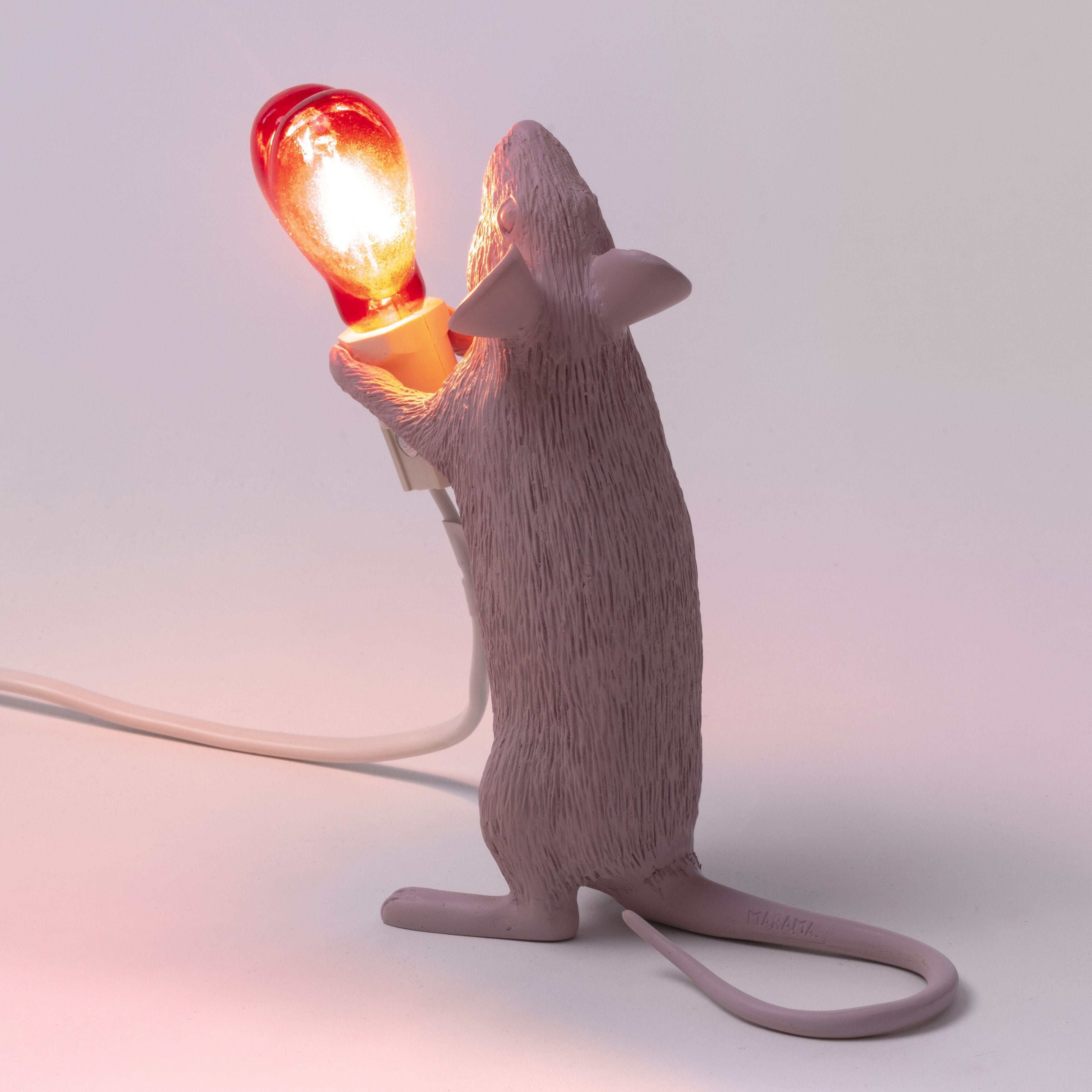 Étape de lampe de souris Seletti, amour