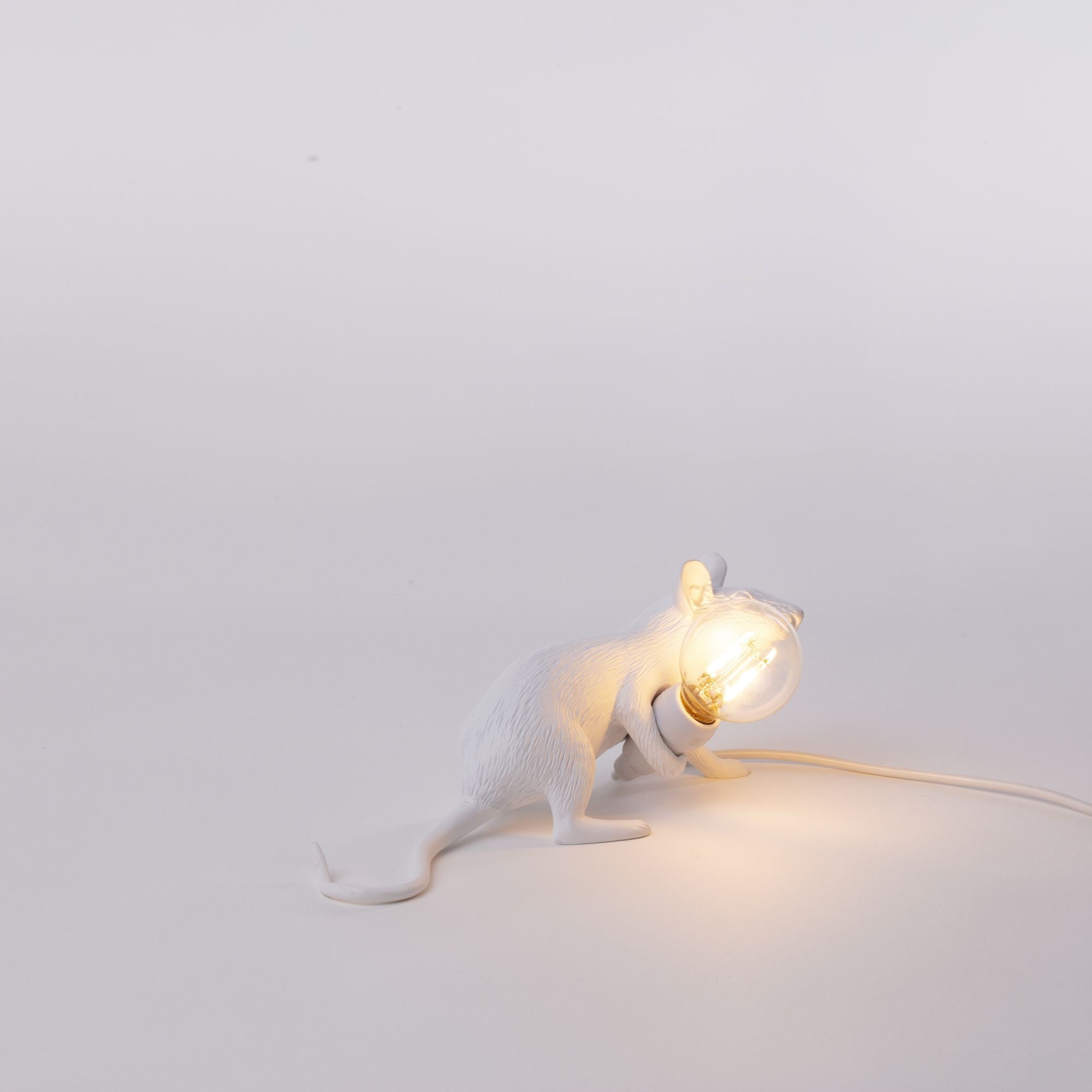 Seletti Mouse Lamp Lop, White