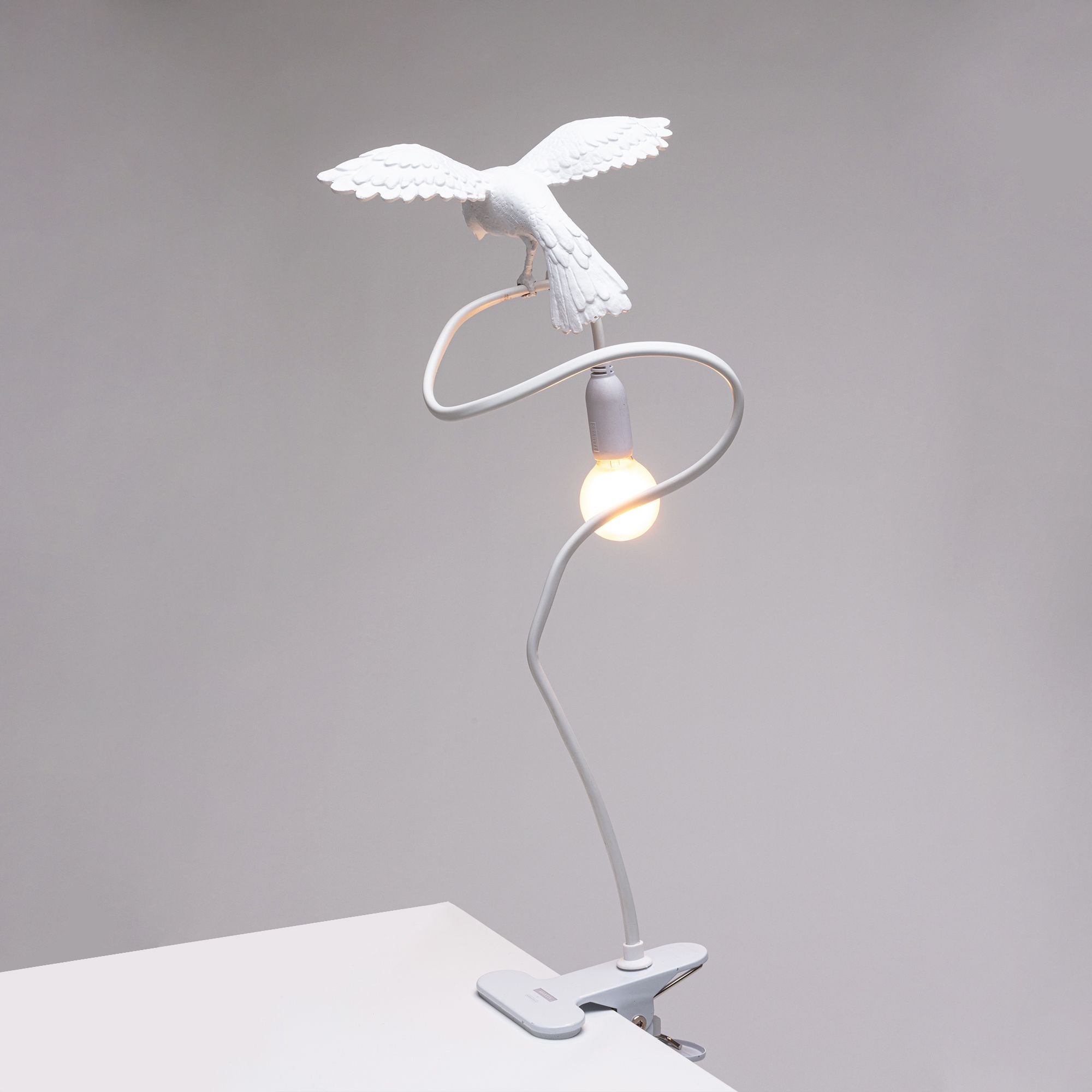 Seletti Sparrow -Lampe mit Clamp, Kreuzfahrt