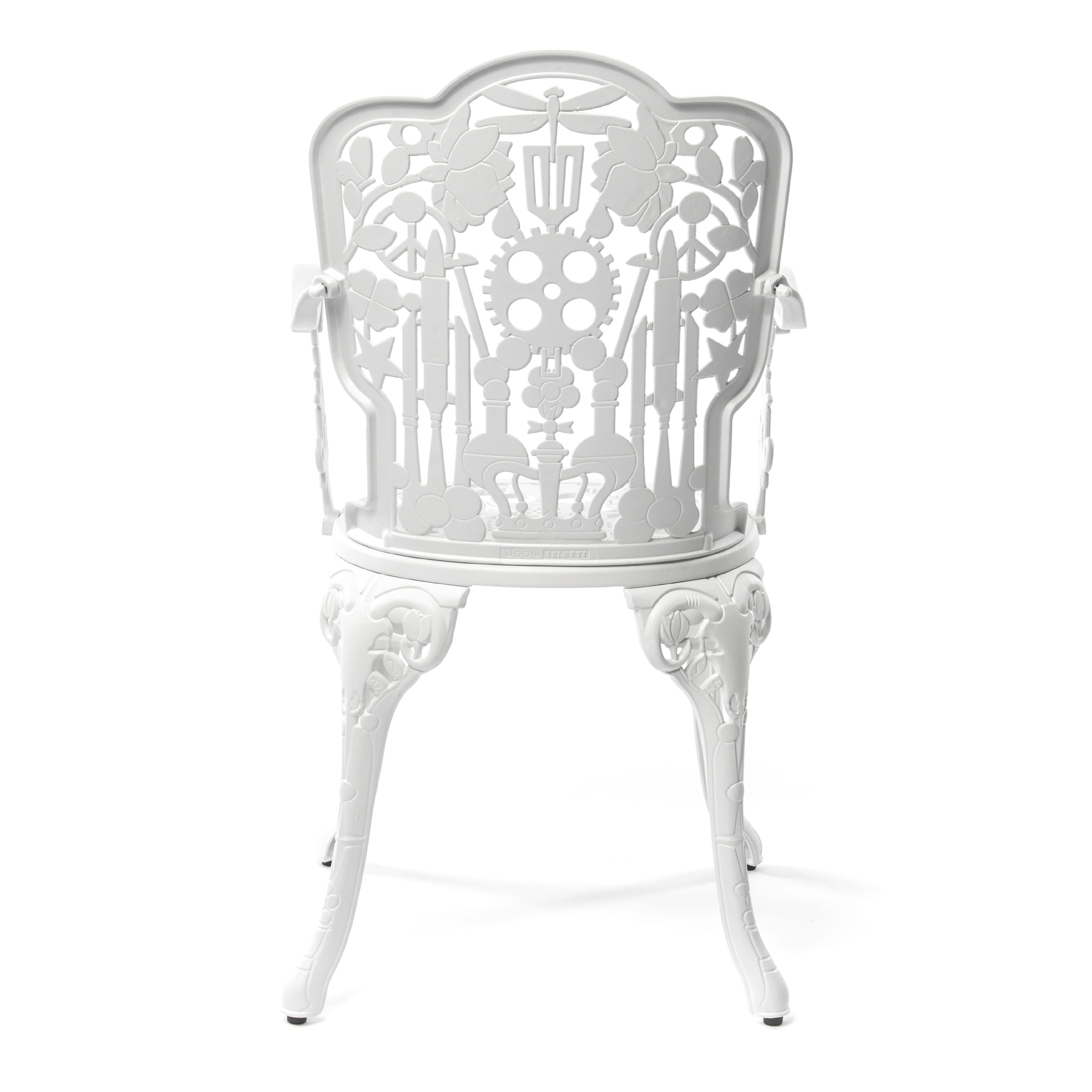 Fauteuil de settti, blanc