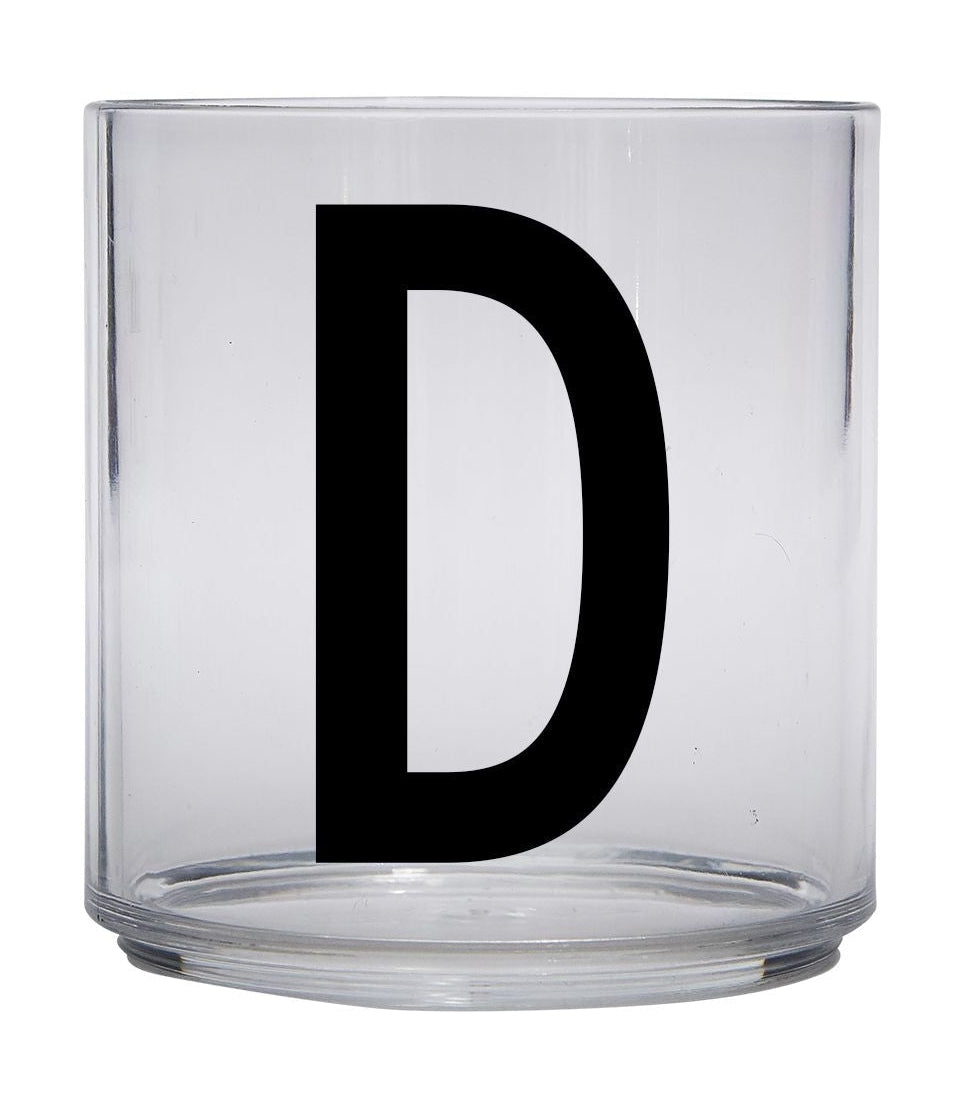 Design bogstaver Børn Personligt Tritan Drinking Glass, D