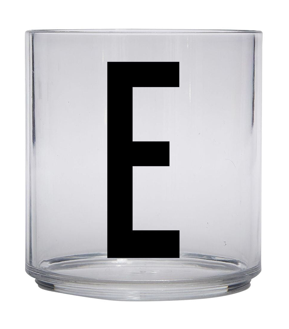Design Letters Kids Personal Tritan Drinking Glass, E