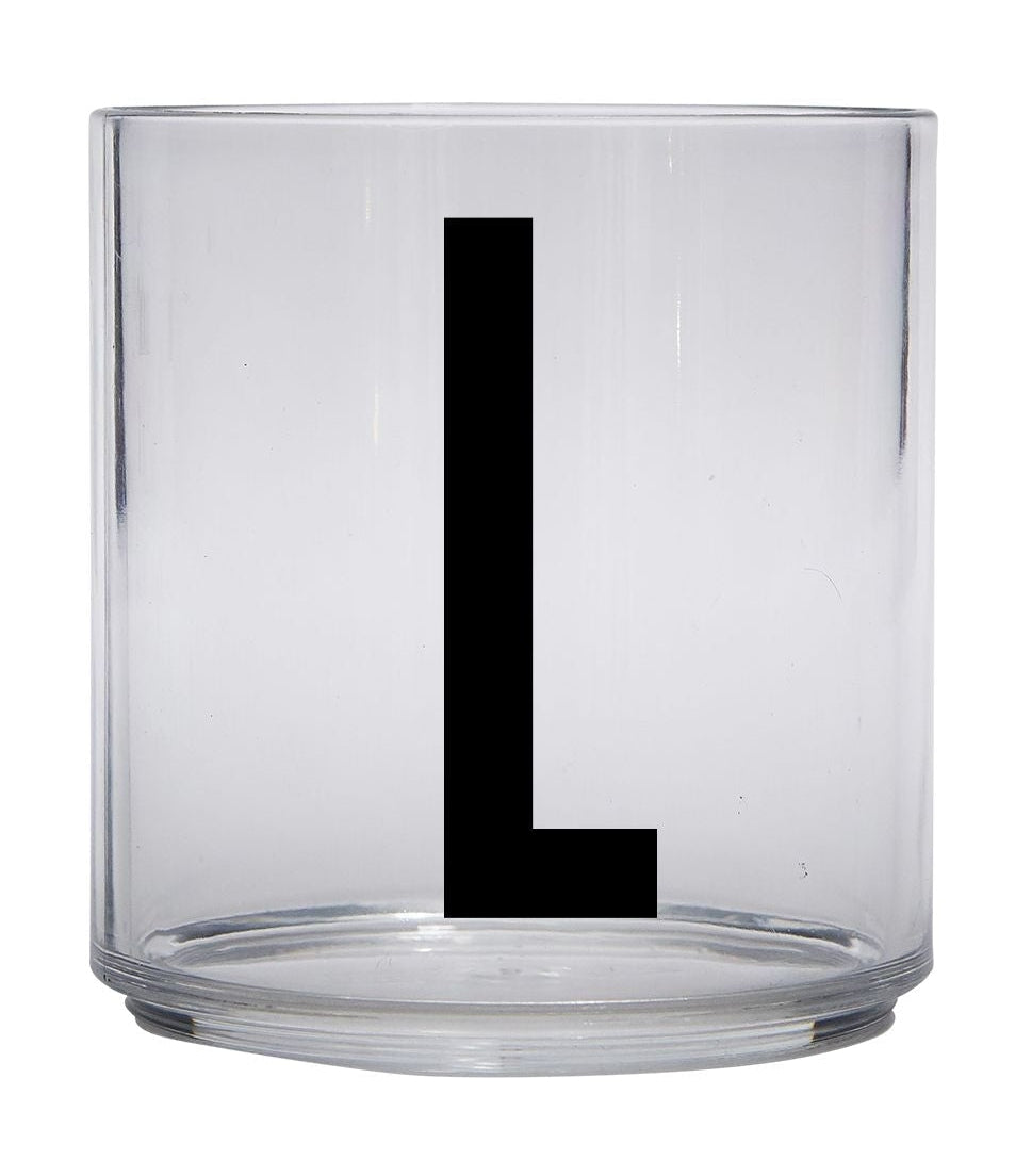 Lettres de conception Kids Personal Tritan Brinking Glass, L