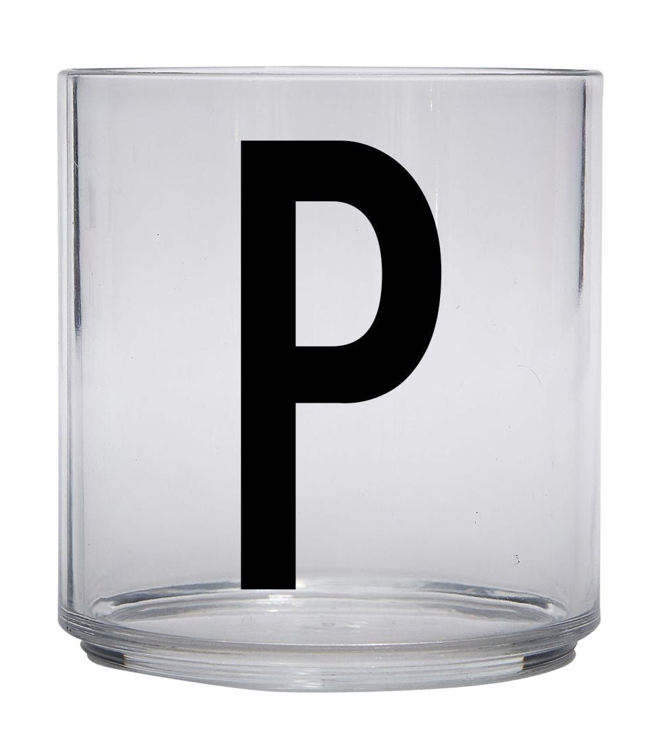 Design Letters Kids Personal Tritan Drinking Glass, P