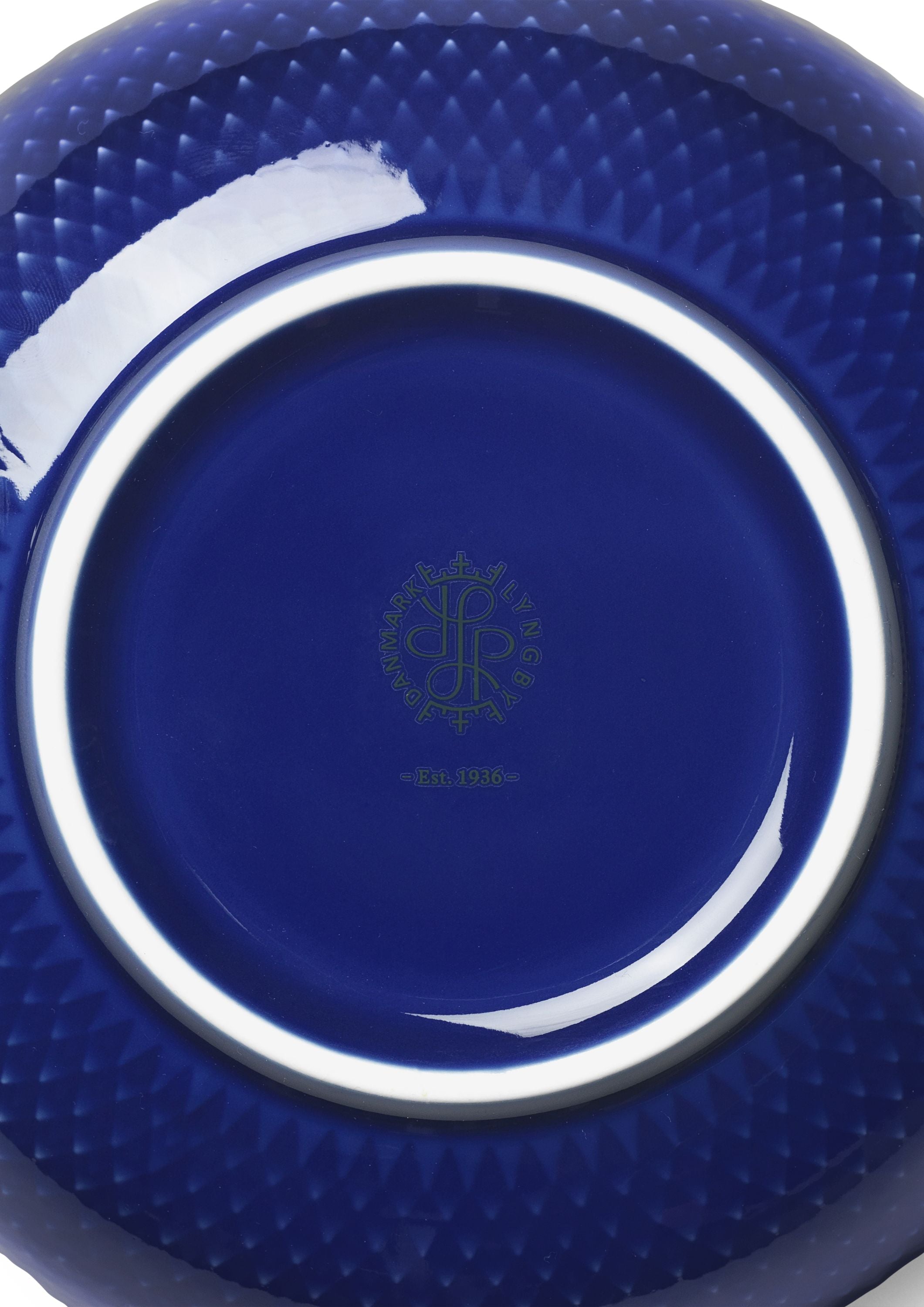 Lyngby Porcelæn Rhombe Color Bowl Ø15.5 cm, bleu foncé