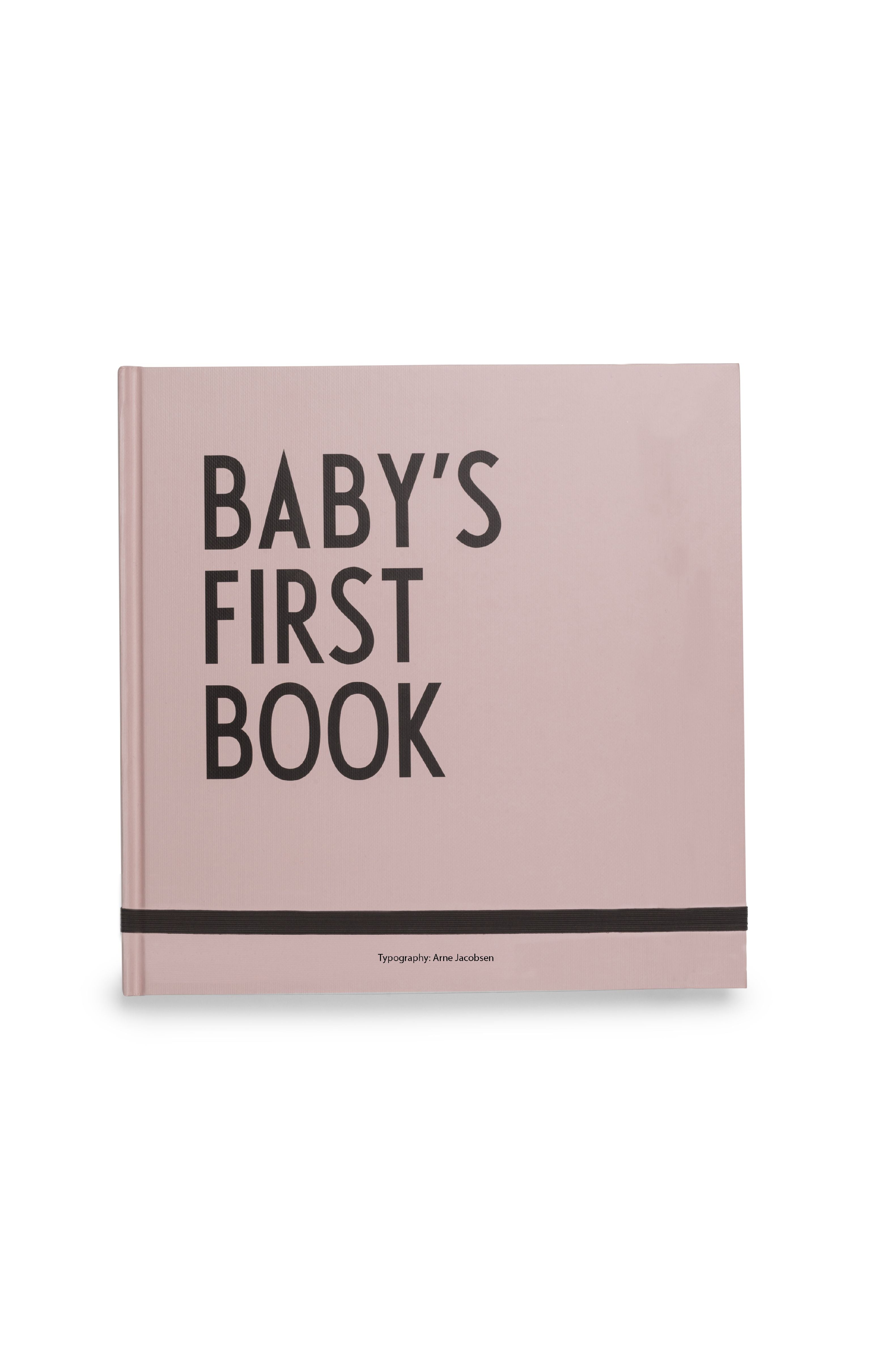 Designbuchstaben Babys erstes Buch, Nude