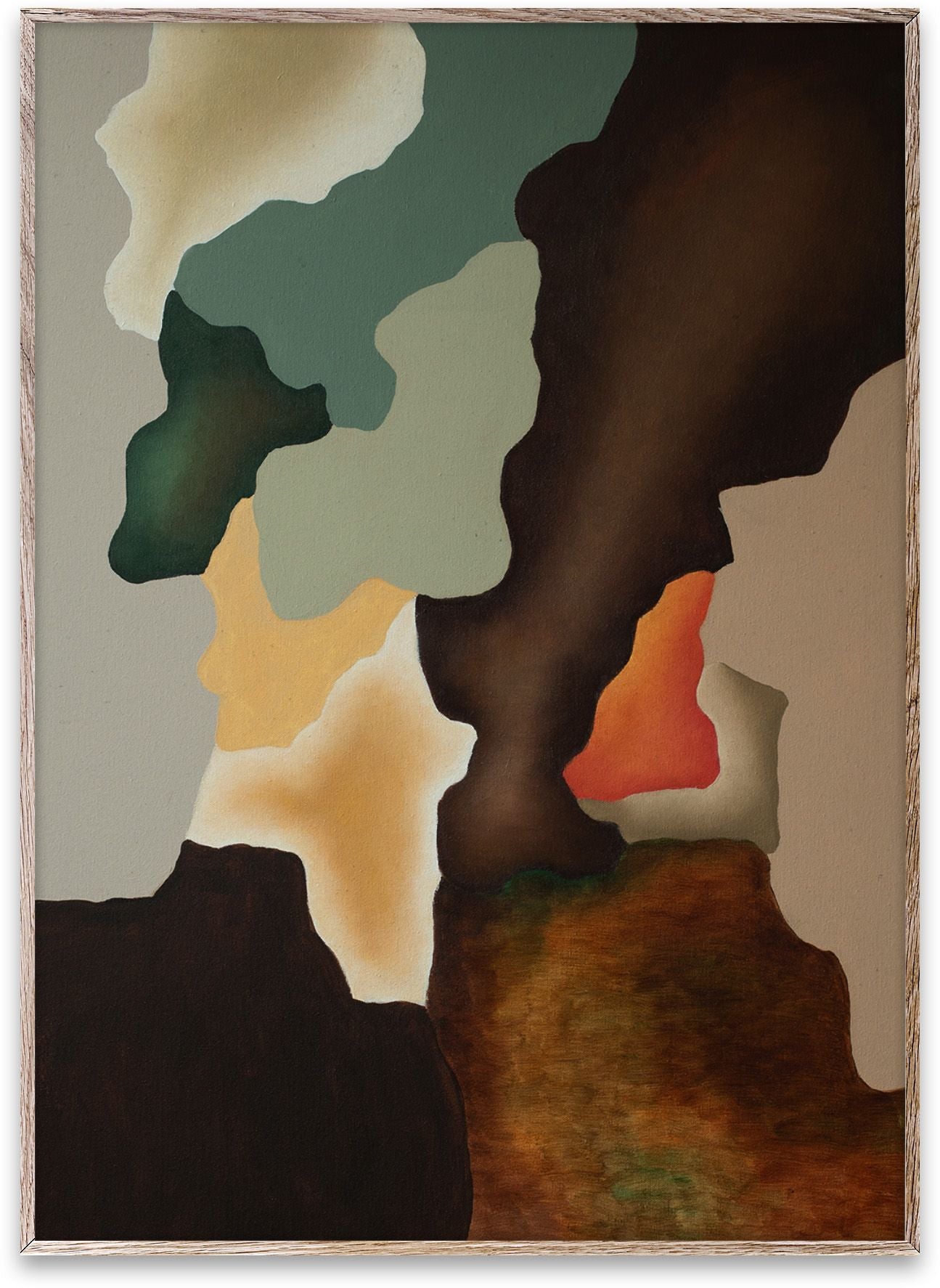 Conversaciones colectivas de papel en Color 01 Cartel, 50x70 cm