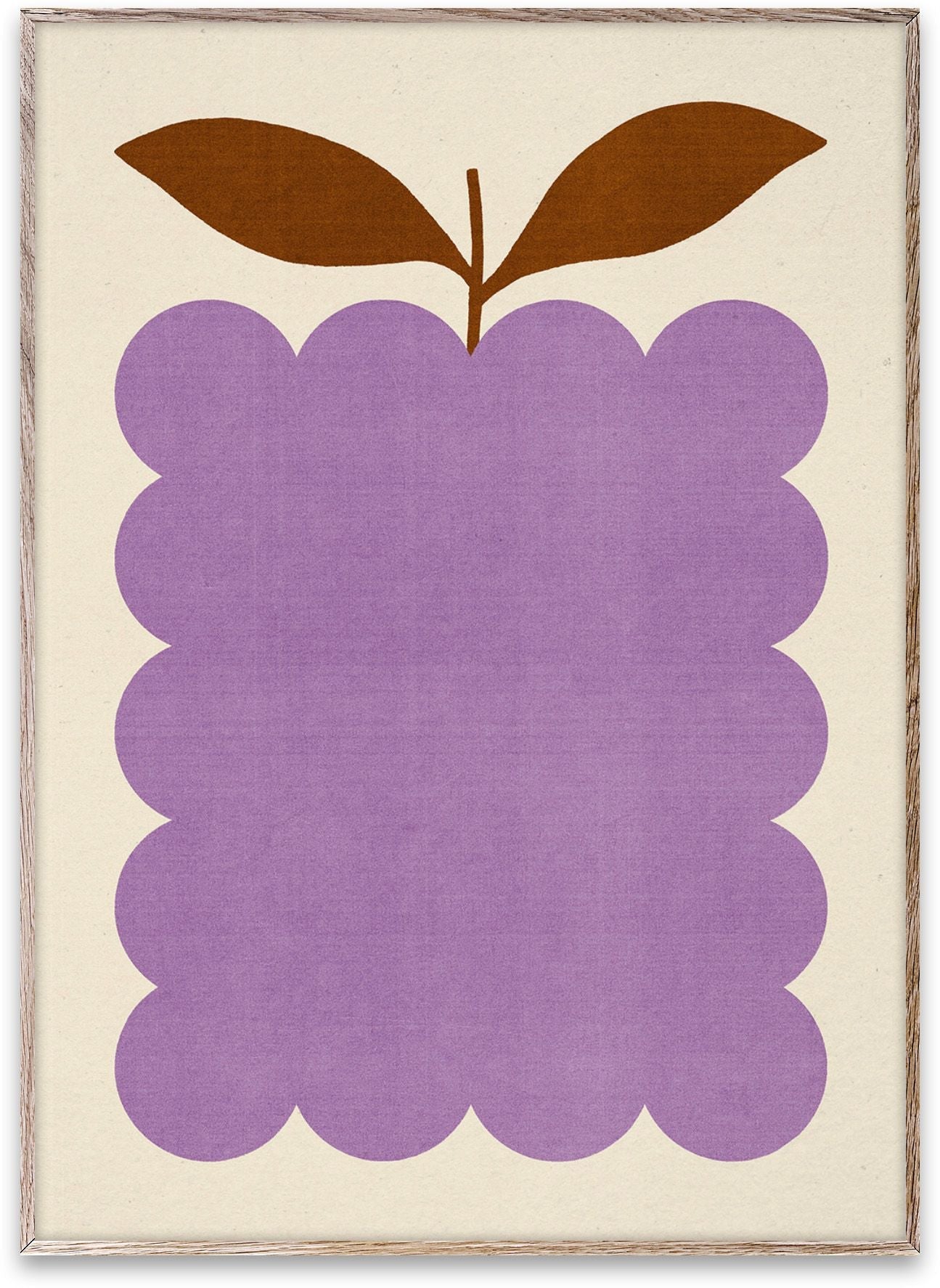 Papirkollektiv Lilac Berry -plakat, 70x100 cm