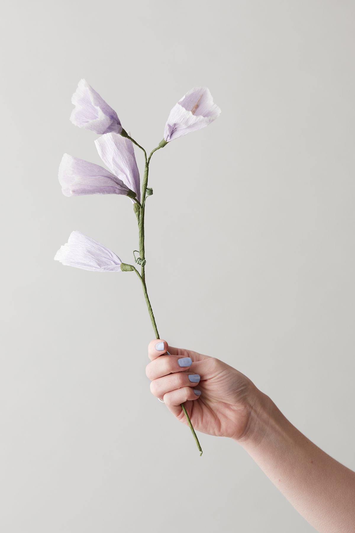 Studio sur du papier fleur de papier bricolu, violet
