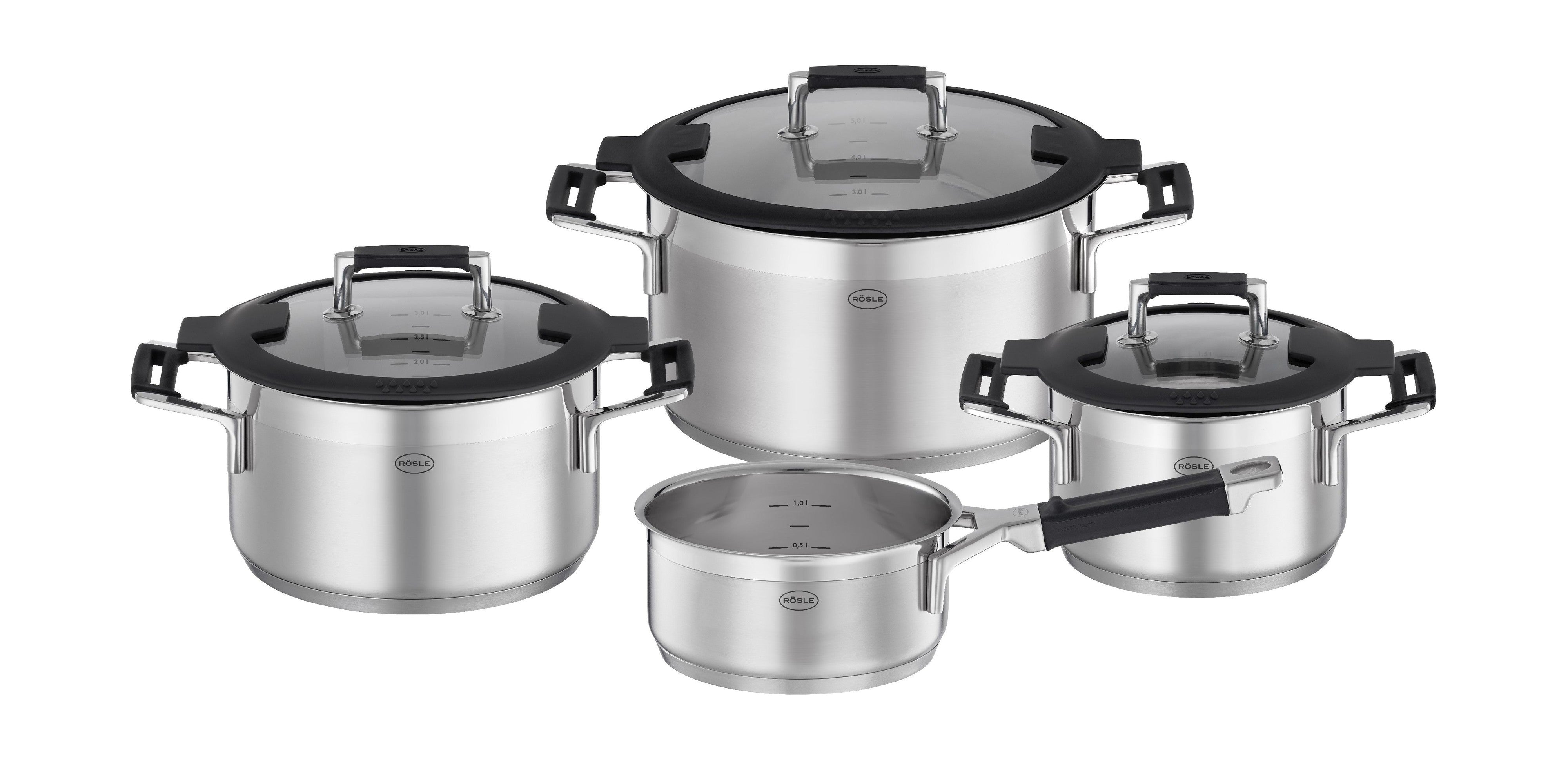 Ensemble de casseroles de silence pro-sidence