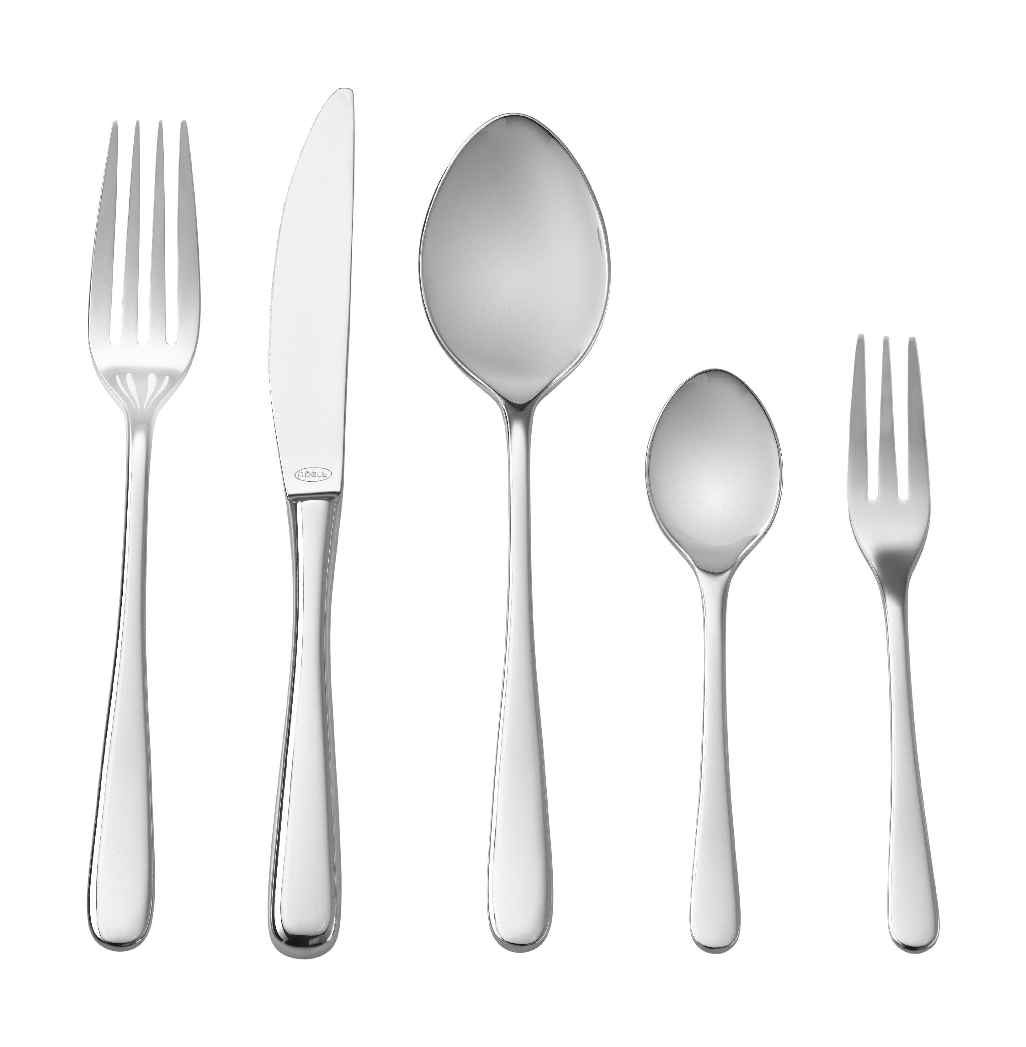 Rösle Passion Cutlery Ensemble avec 30 pièces, poli