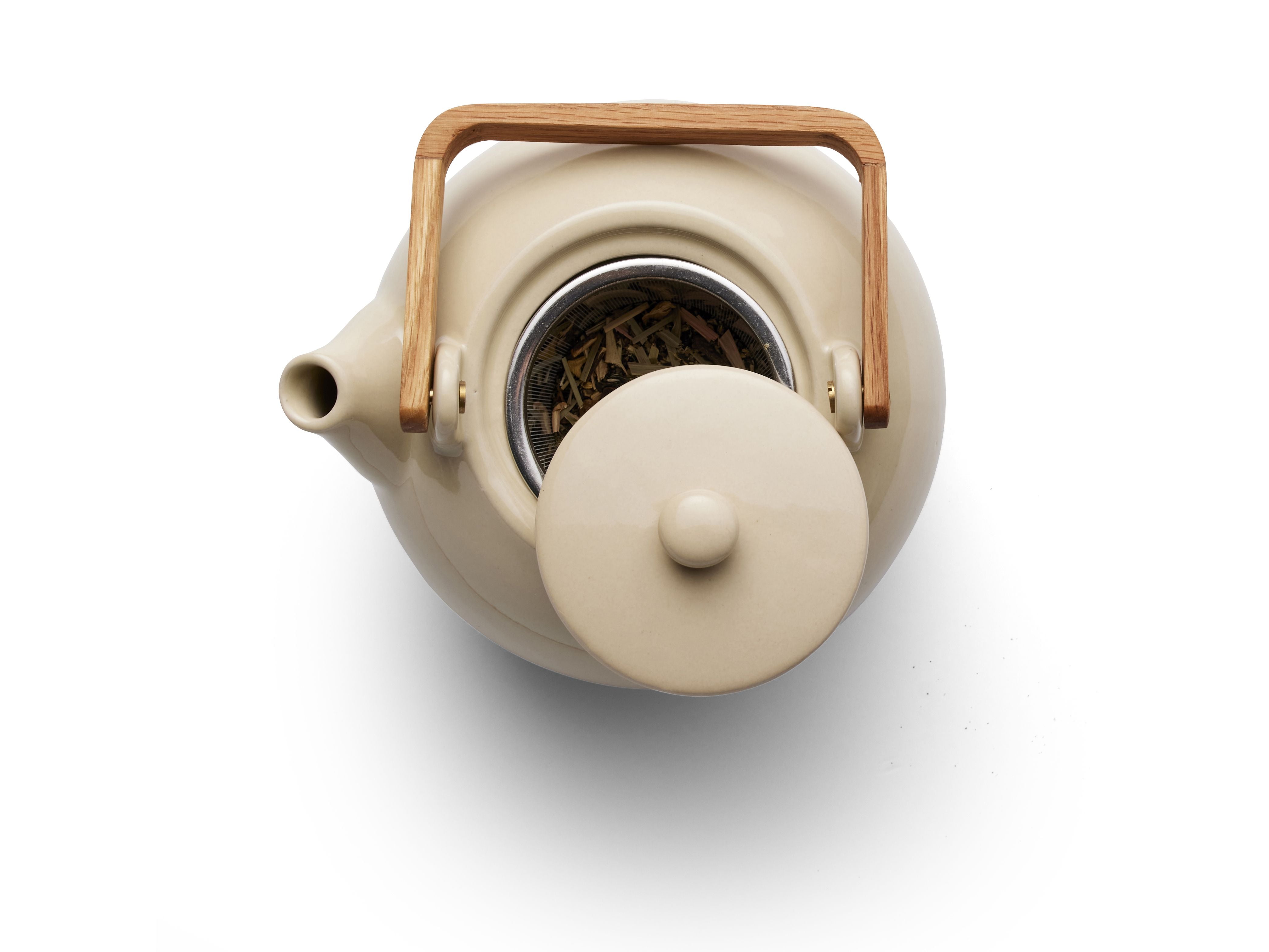 Bitz Teapot med te sil 1,2 L, sand