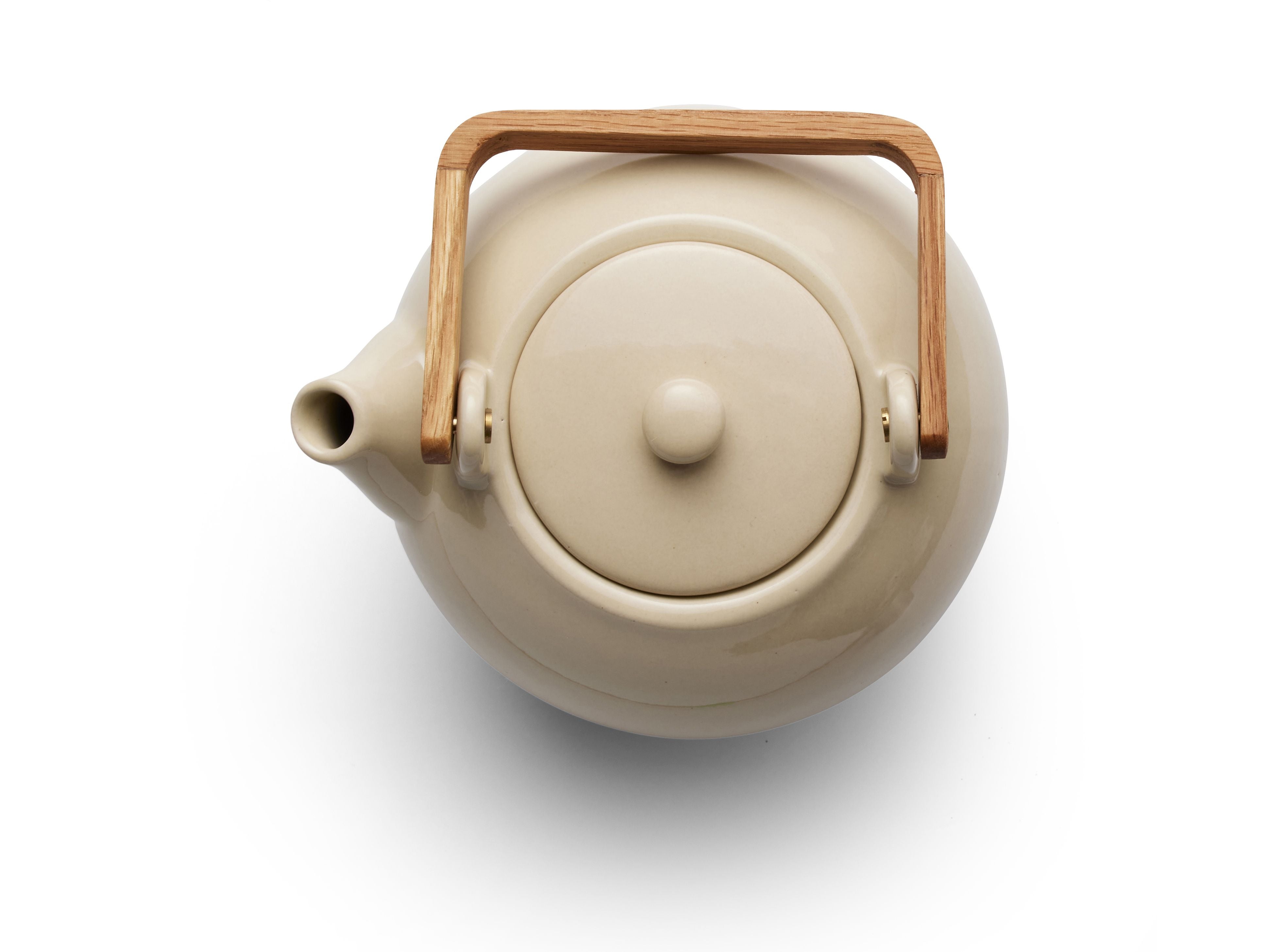 Bitz Teapot med te sil 1,2 L, sand