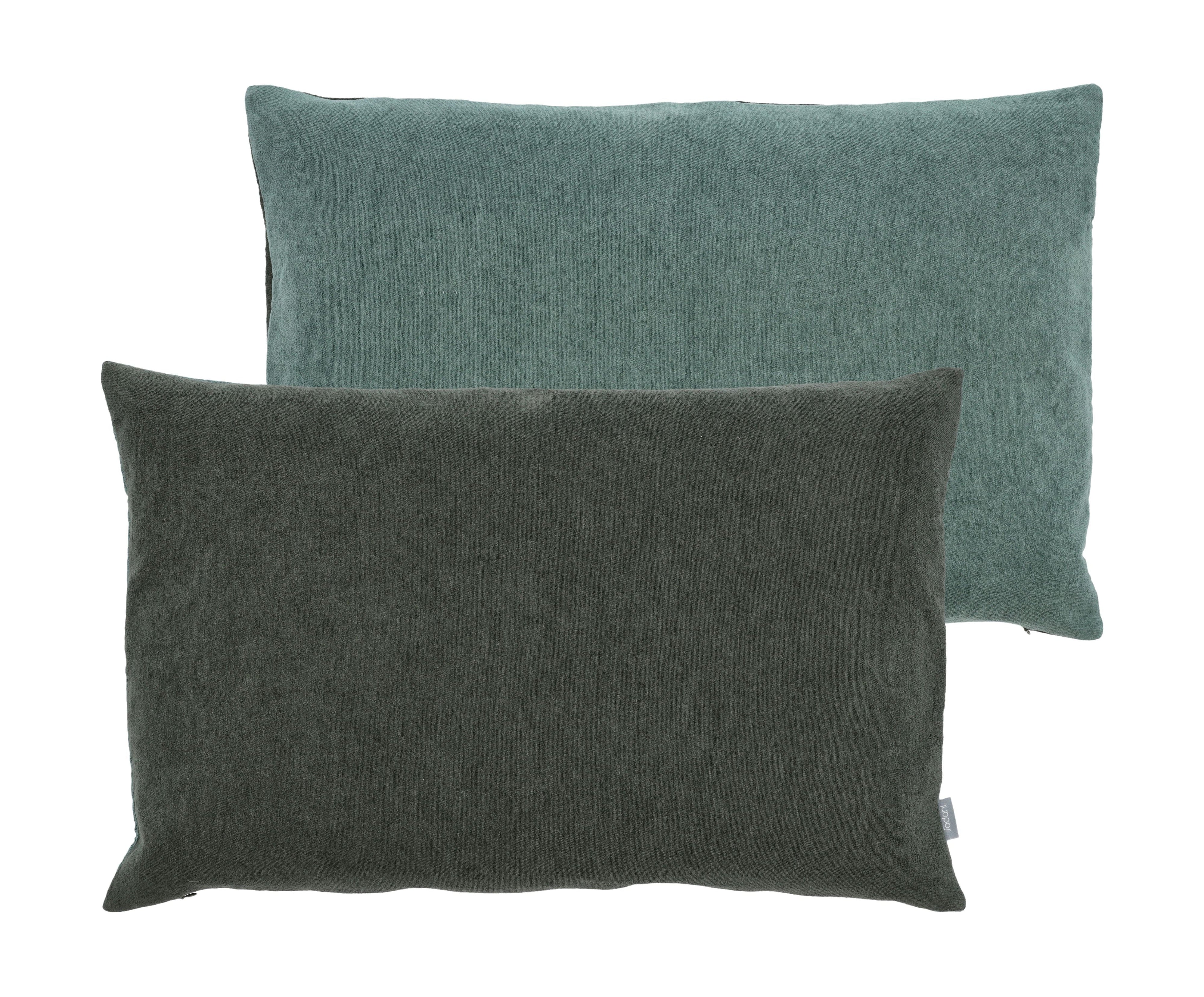 Södahl Washed Chenille Cushion Cover 40x60 Cm, Forest Green