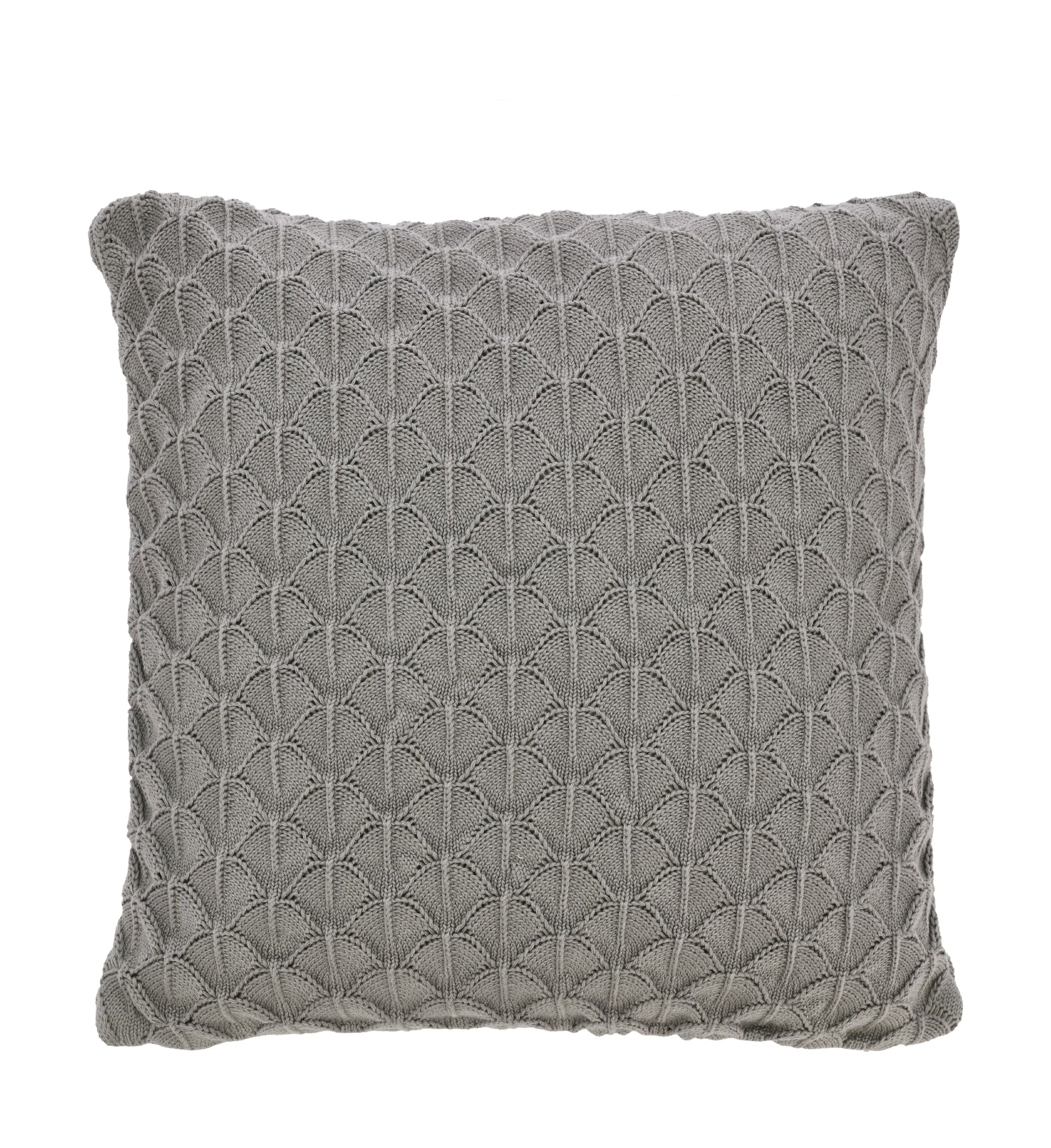 Södahl Scallop Cushion Cover 45x45 Cm, Grey