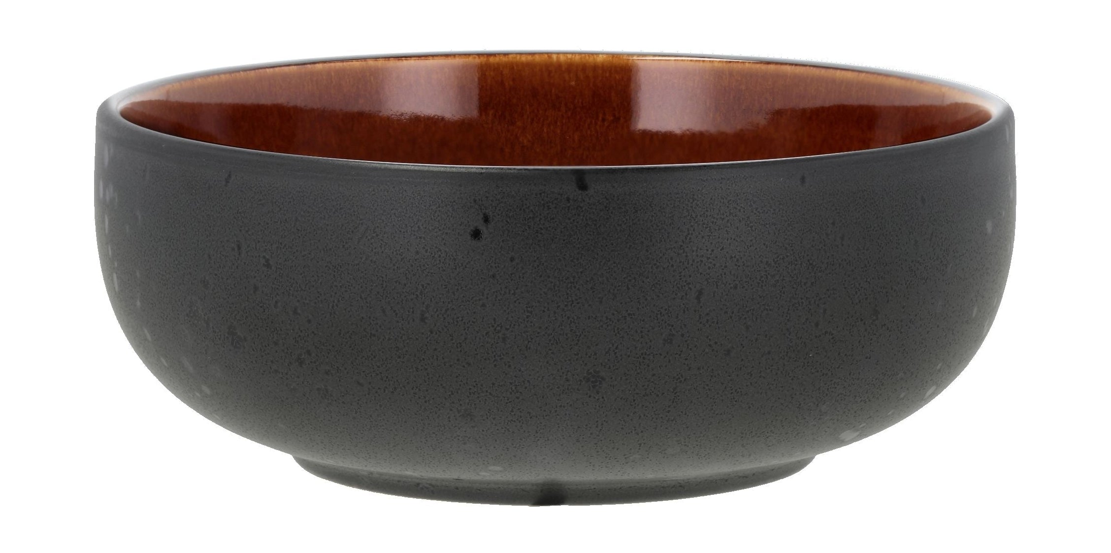 Bitz Bowl Ø18 cm, negro/ámbar