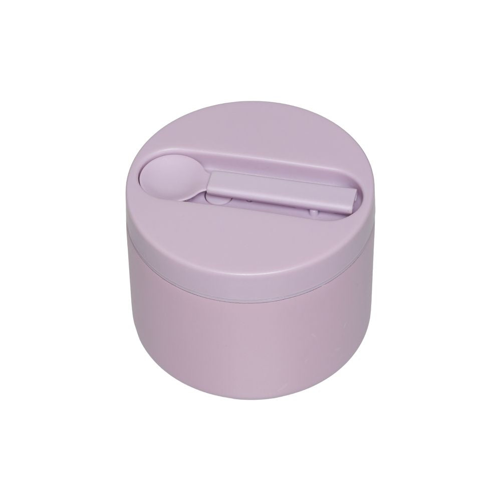 Designbuchstaben Reisen Thermo Lunchbox klein, Lavendel