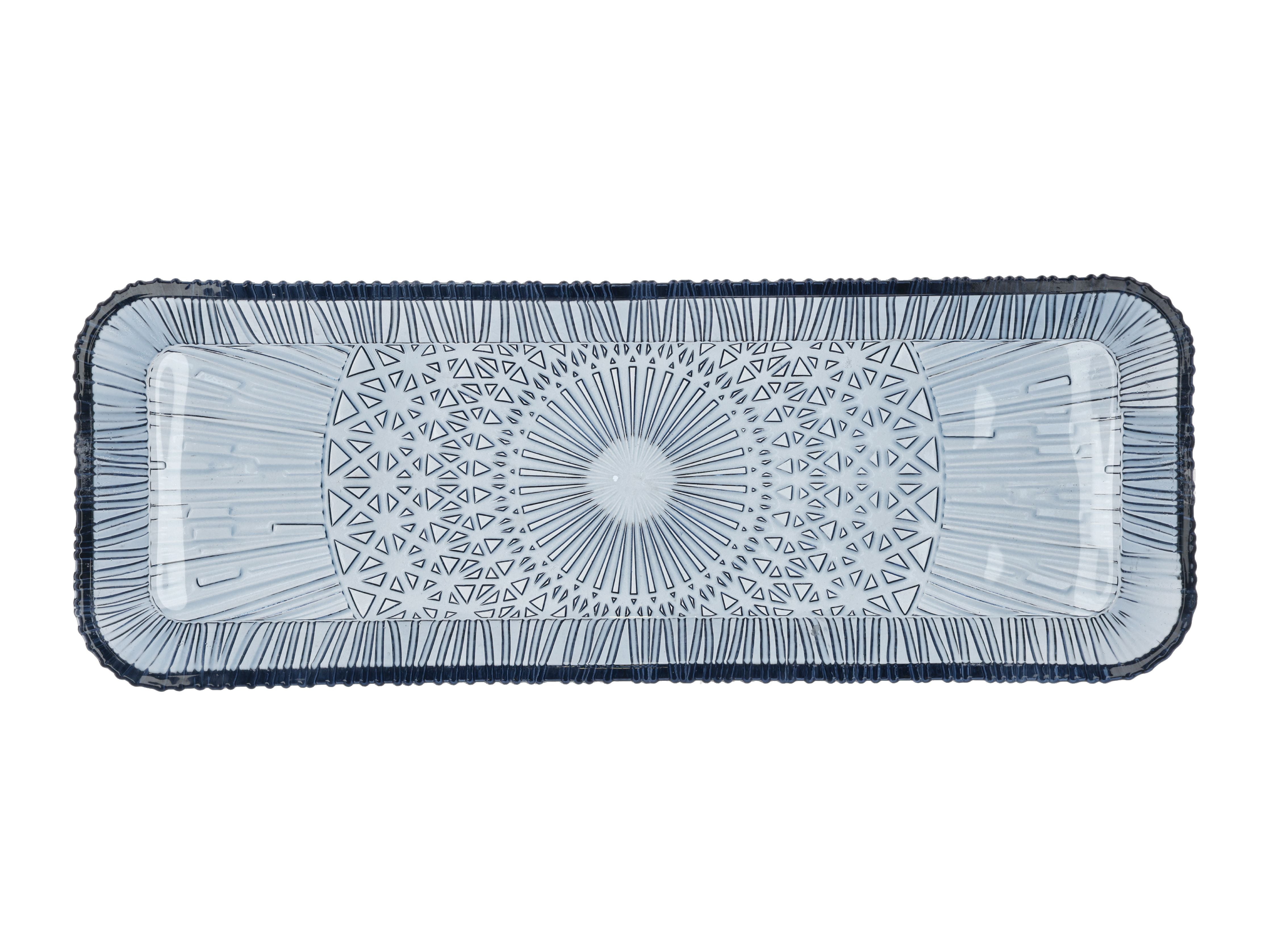 Bitz Kusintha Serving Dish Rectangular 38 X 14 X 3 Cm, Blue