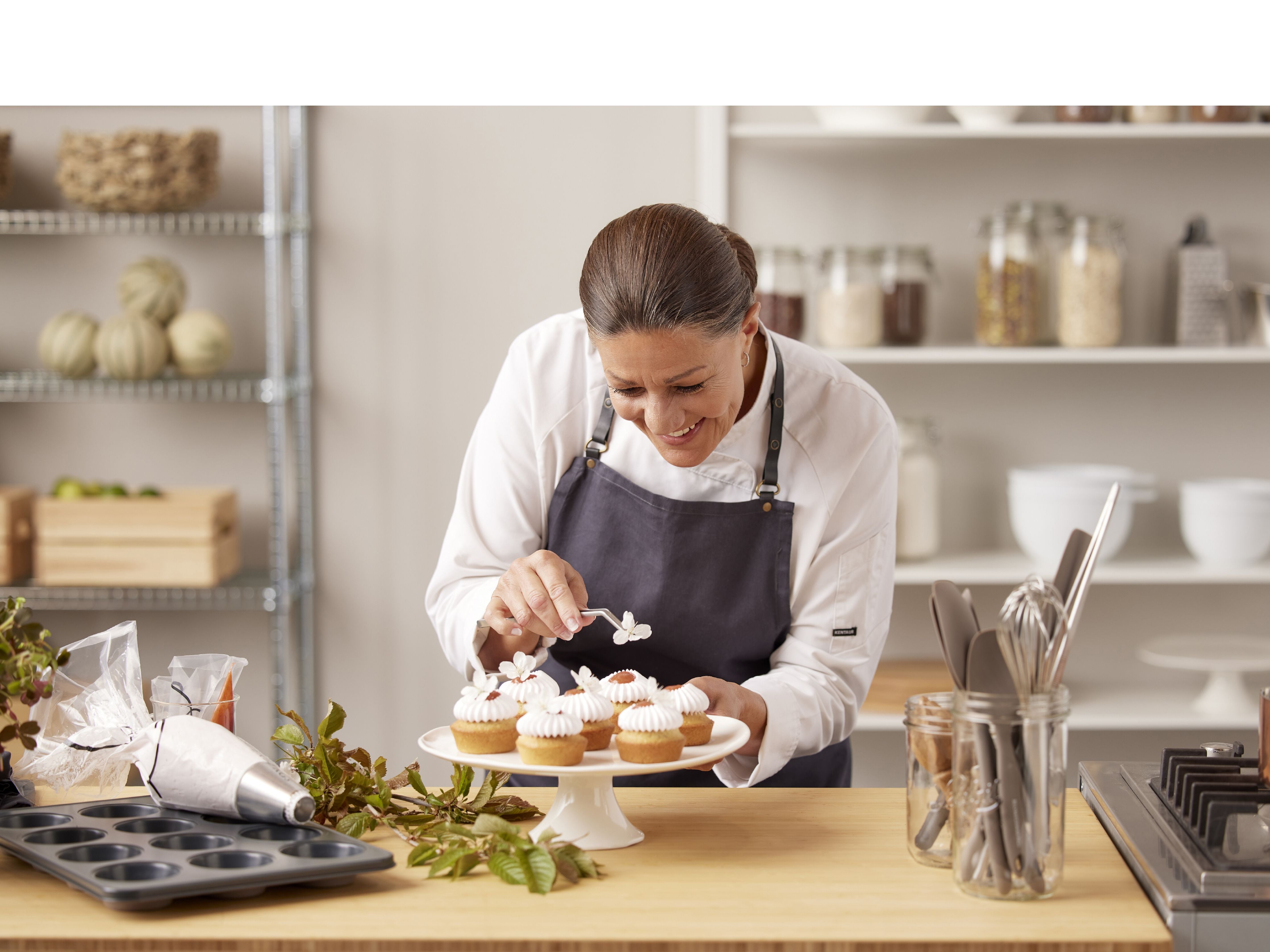 Blomsterbergs muffinspanna för 12 stycken, blå