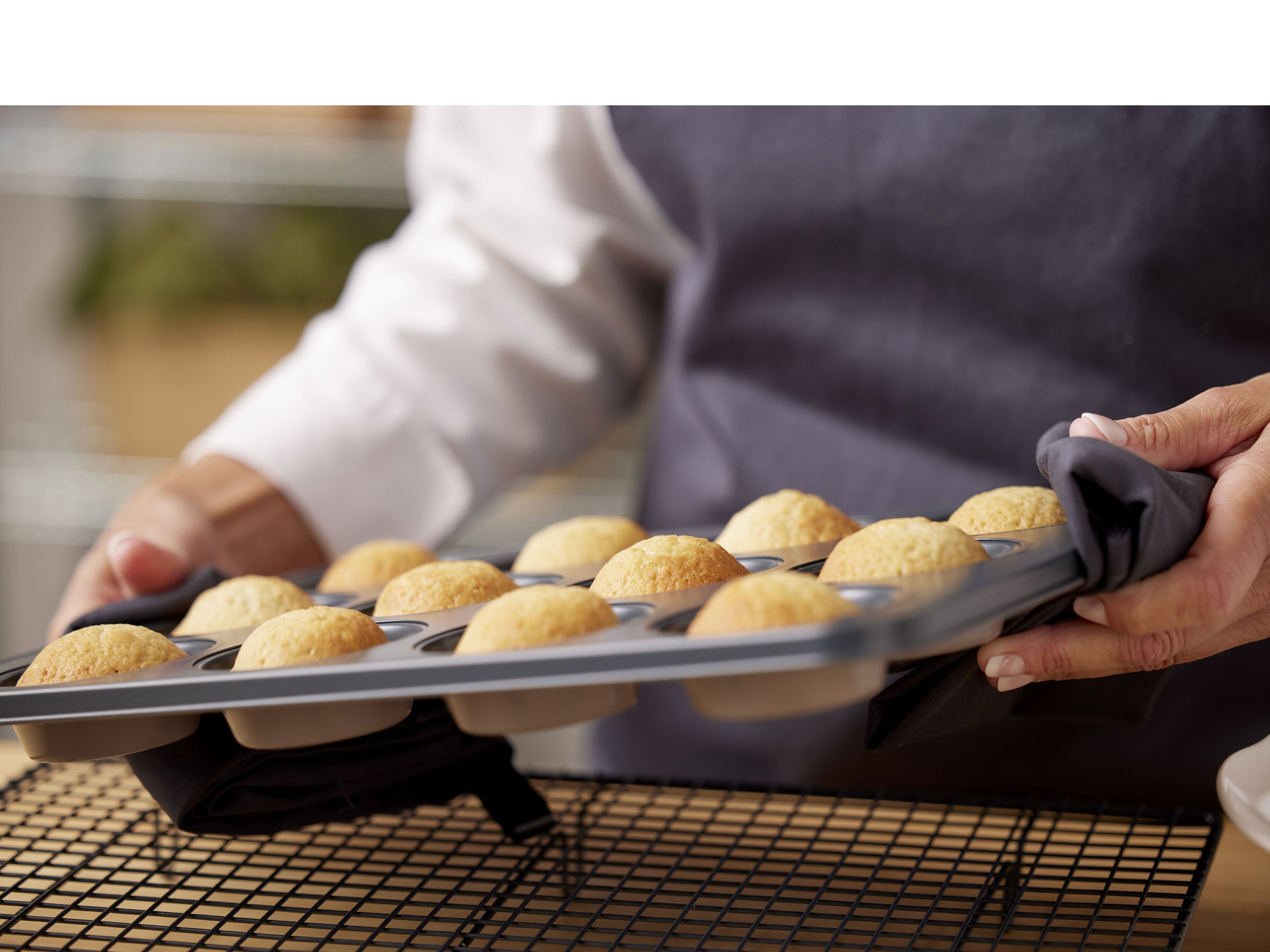 Pan de muffin de Blomsterbergs para 12 piezas, azul