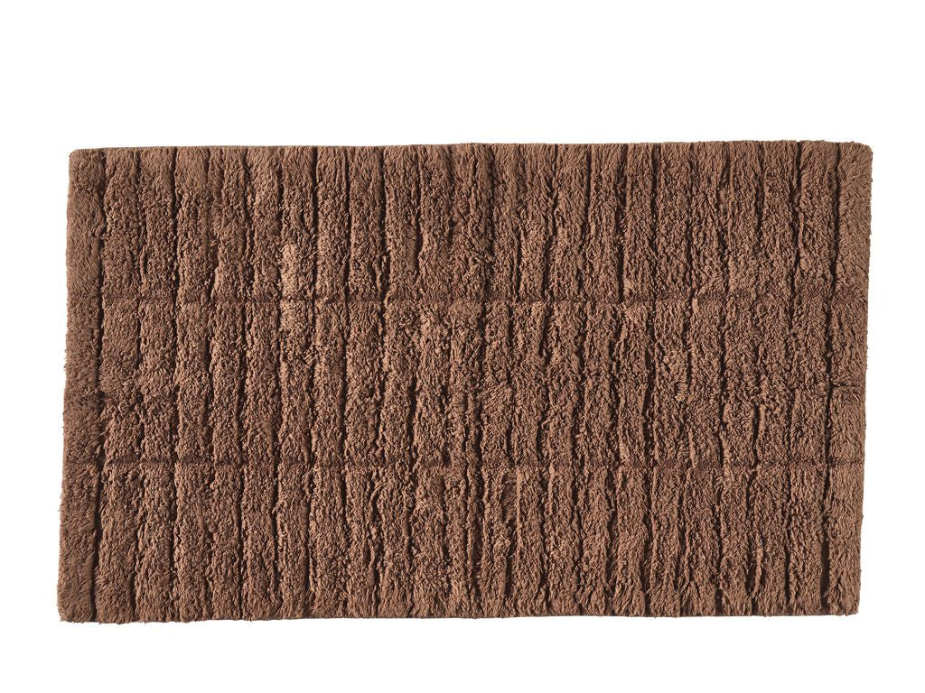 Zone Danemark Tiles Bath Mat 80 x 50 cm, terre cuite