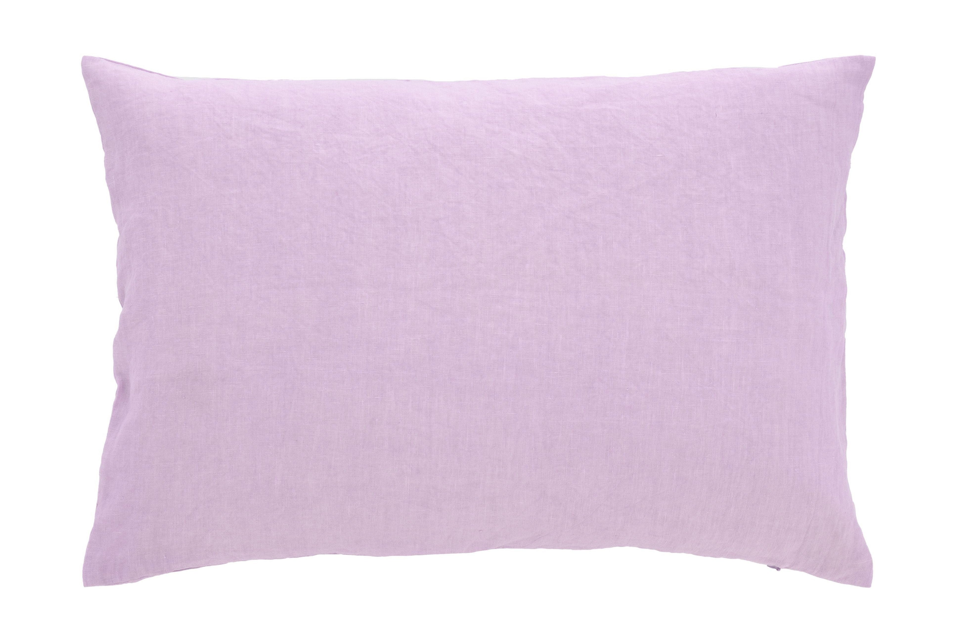 Söstahl linne kudde täcker 40 x 60 cm, lavendel