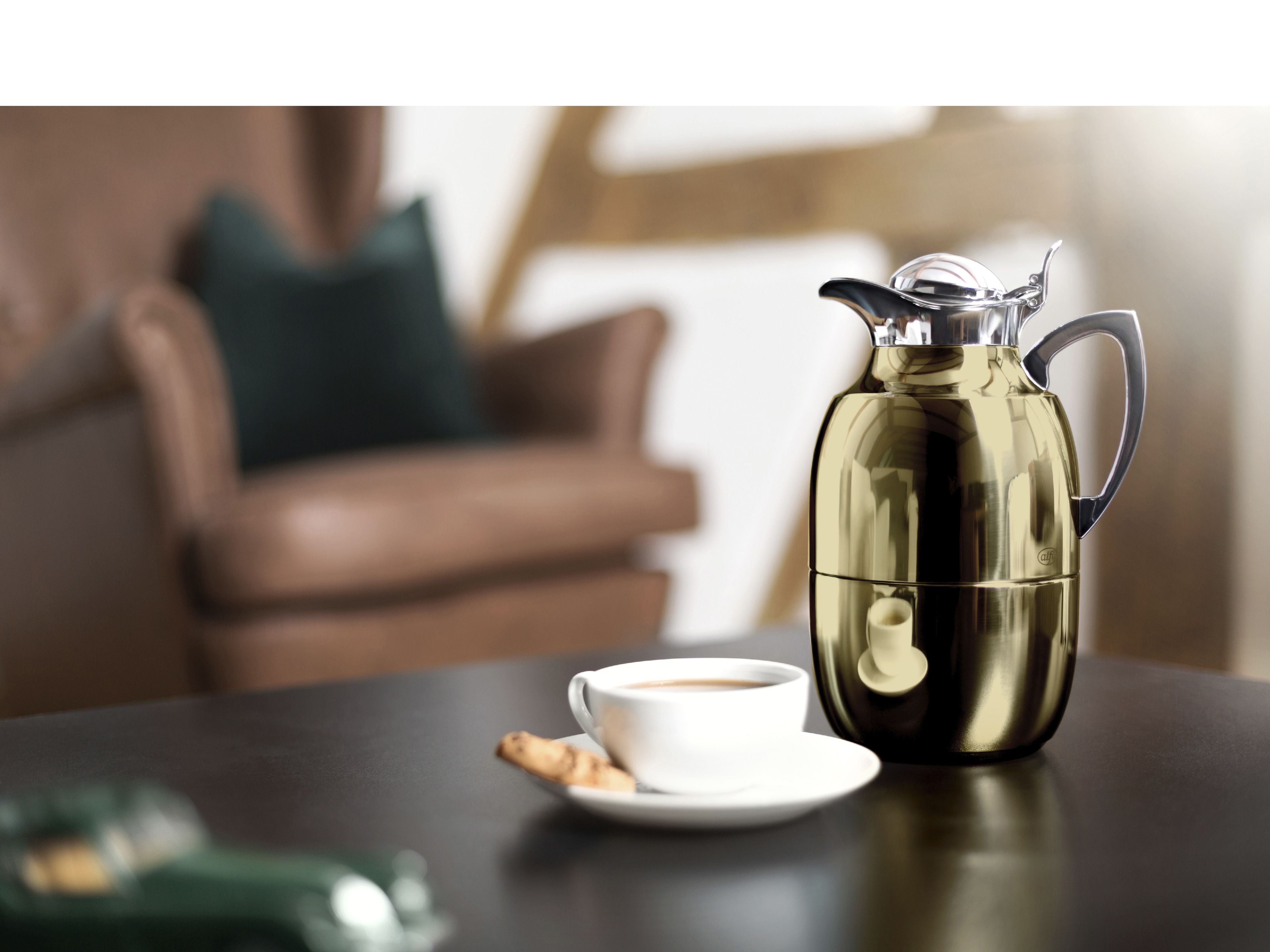 Alfi Juwel Insulated Carafe 1 Liter. Gold