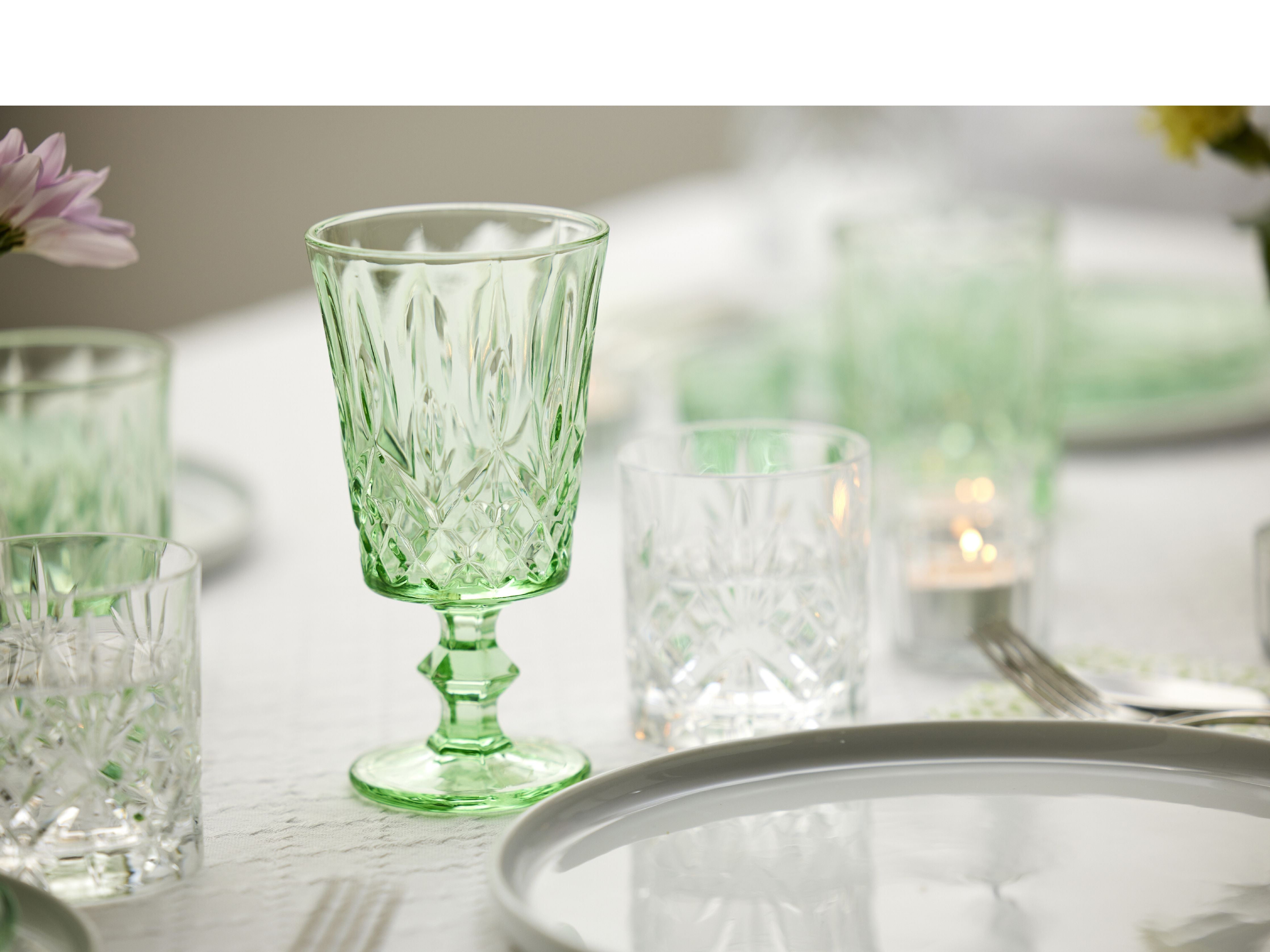 Verre de vin Lyngby Glas Sorrento 29 CL 4 PCS., VERT