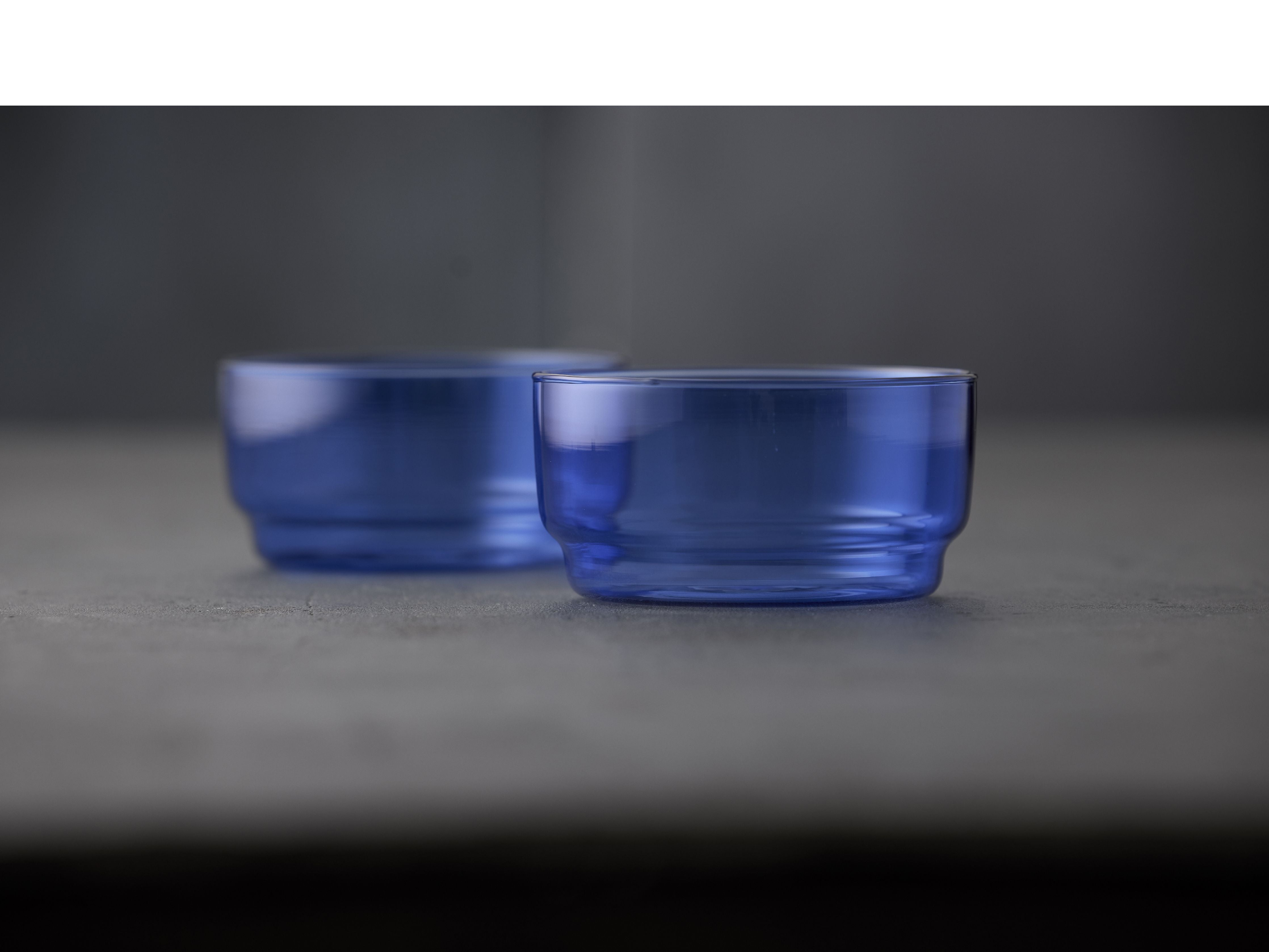 Lyngby Glas Torino Bowl 12 cm 2 pcs, azul
