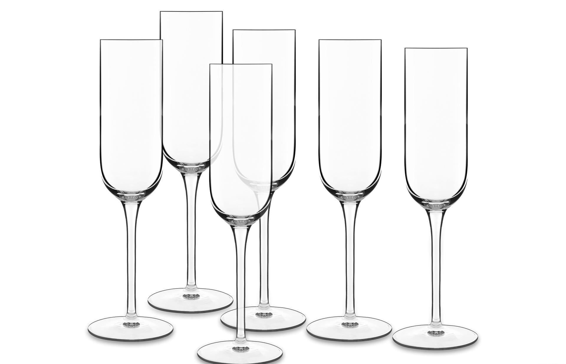 Luigi Bormioli Vinalia Champagne Glass Prosecco 21 Cl 6 Pcs.