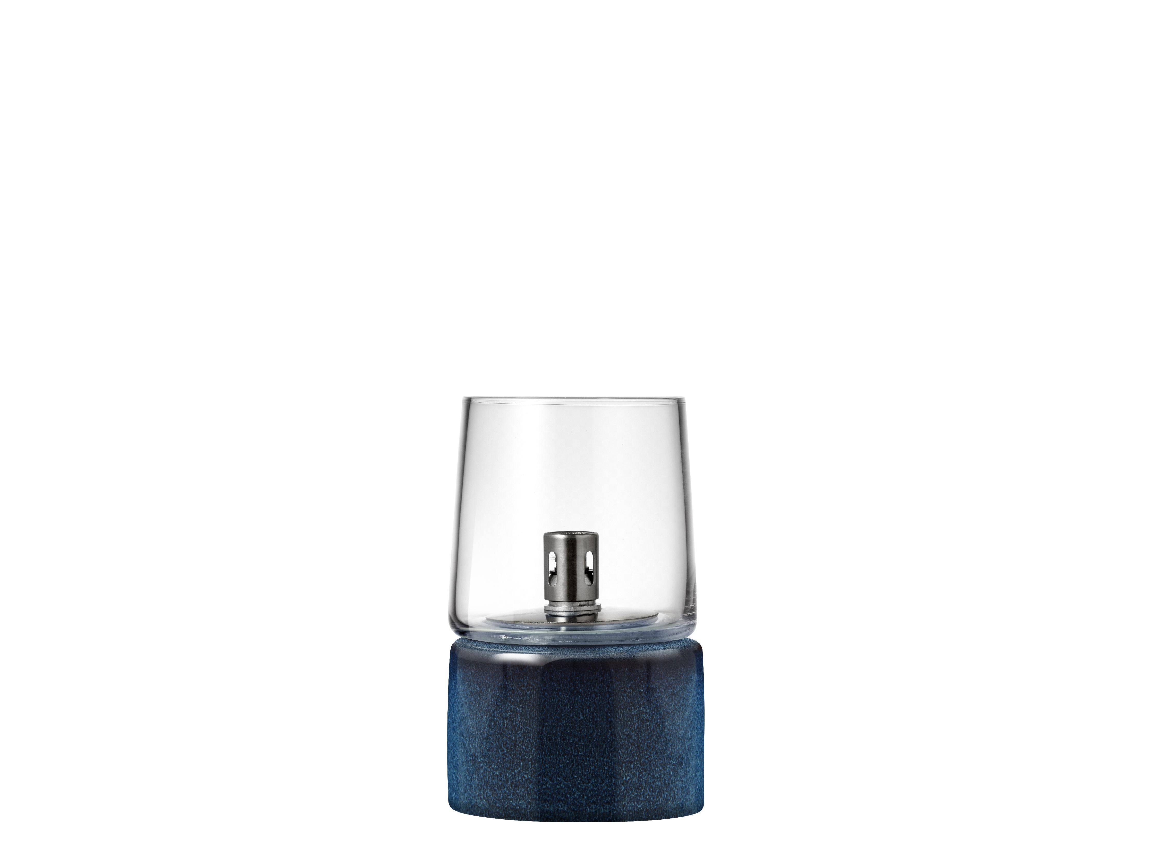 Lámpara de aceite de gastro bitz Øx H 8,5x14 cm, azul