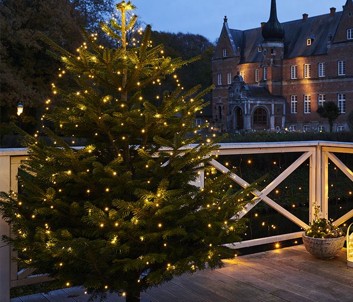 Sirius Knirke Christmas Tree LED Leichte Kette 273 Le Ds, grün