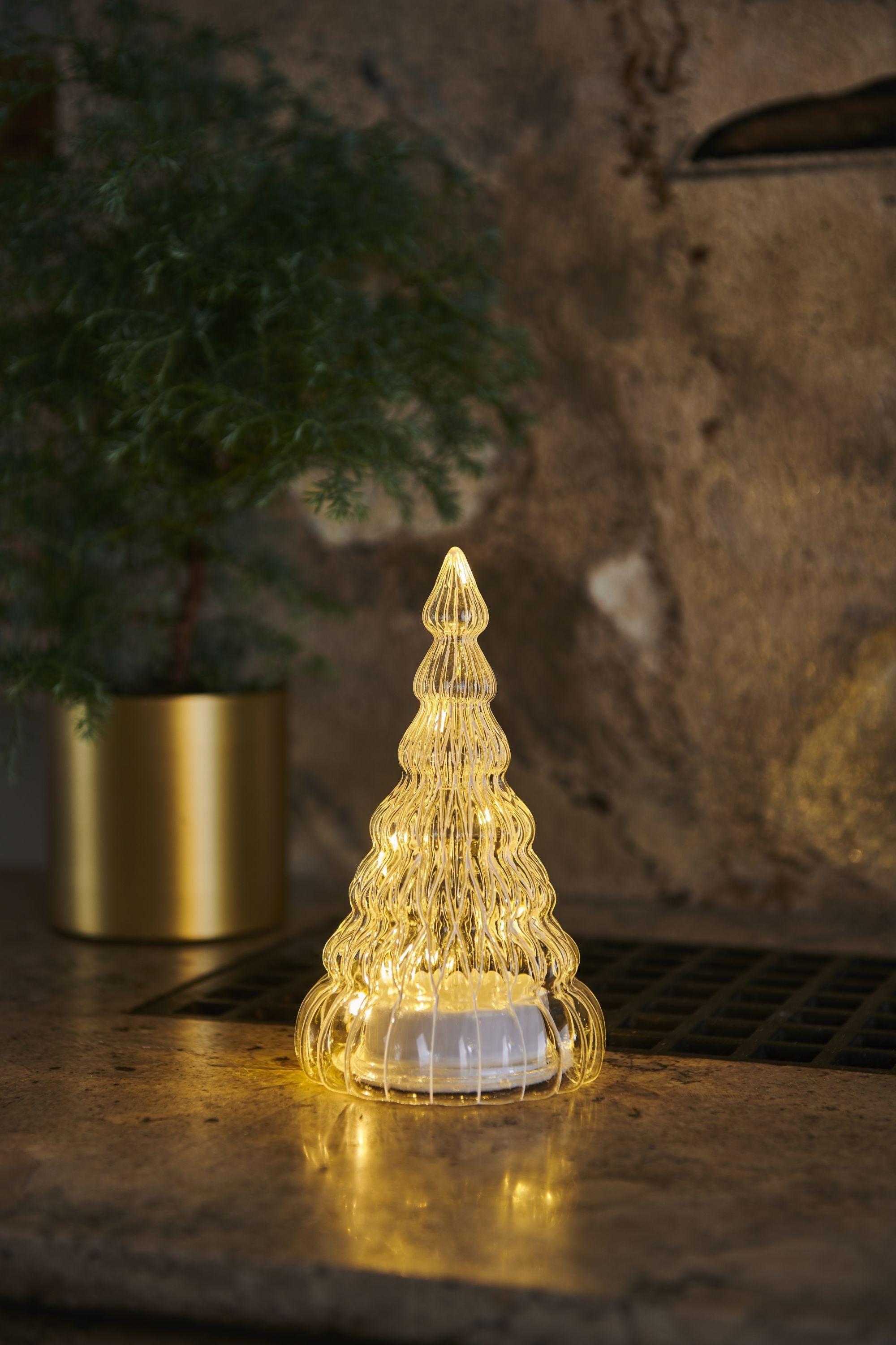Sirius Lucy Tree H16,5cm, Clear/White