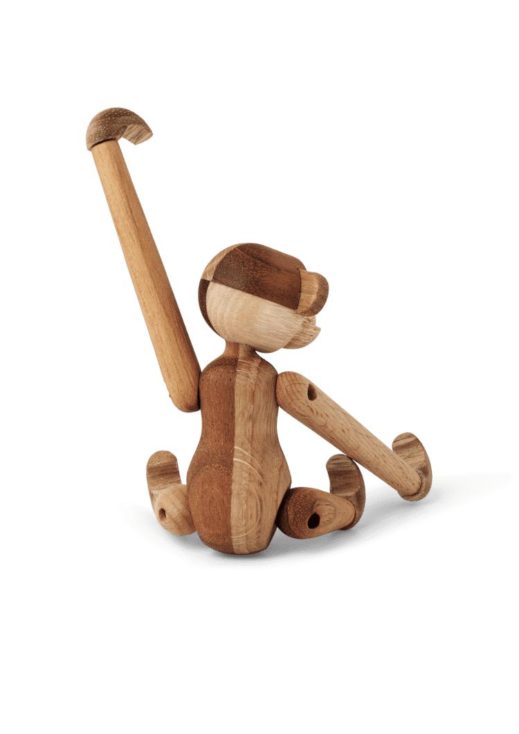 Kay Bojesen Monkey überarbeitete gemischte Holz, Mini