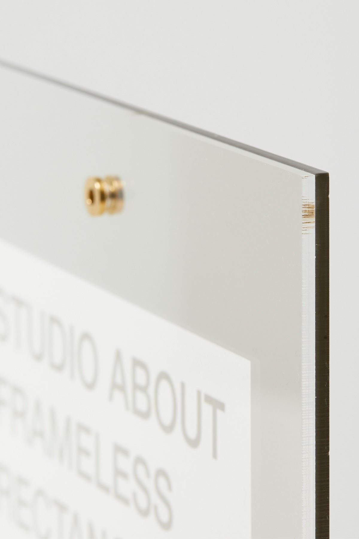 Studio About Frameless Frame A2 Rectangle, Smoke