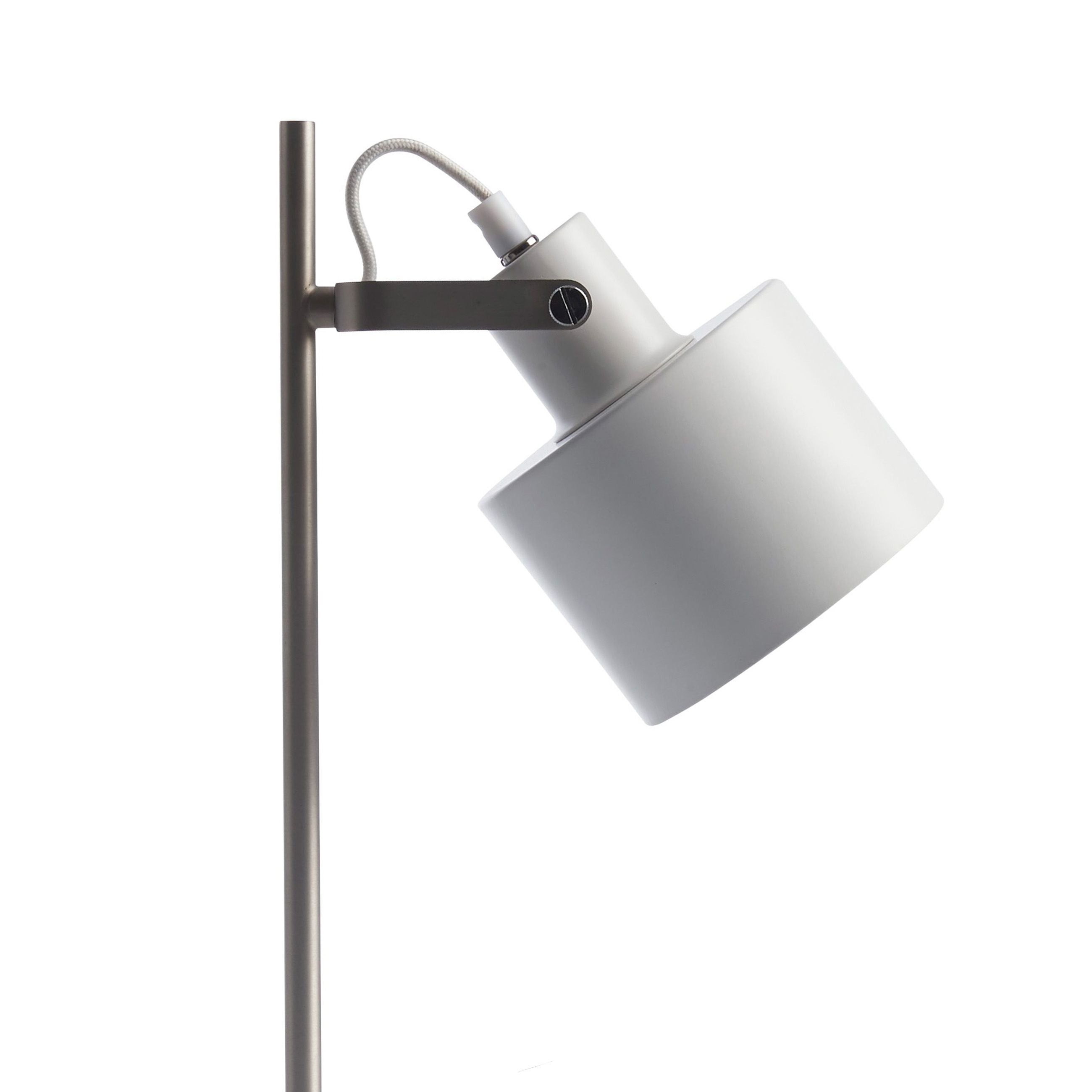 Lampe de table de l'océan Dyberg Larsen, blanc / chrome